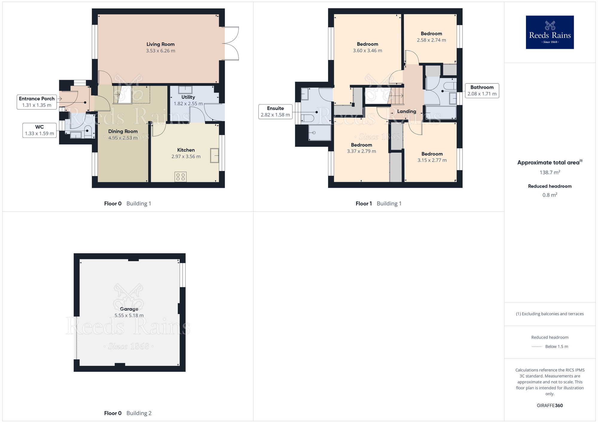 Floorplan of 4 bedroom Detached House for sale, Ennerdale Drive, Congleton, Cheshire, CW12