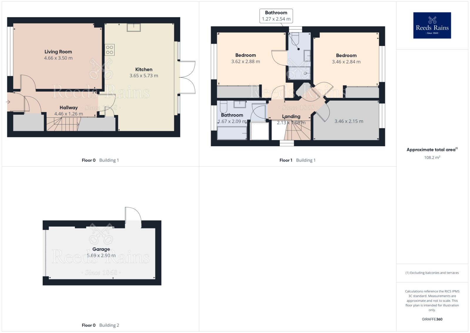 Floorplan of 3 bedroom Detached House for sale, Clitheroe Place, Congleton, Cheshire, CW12