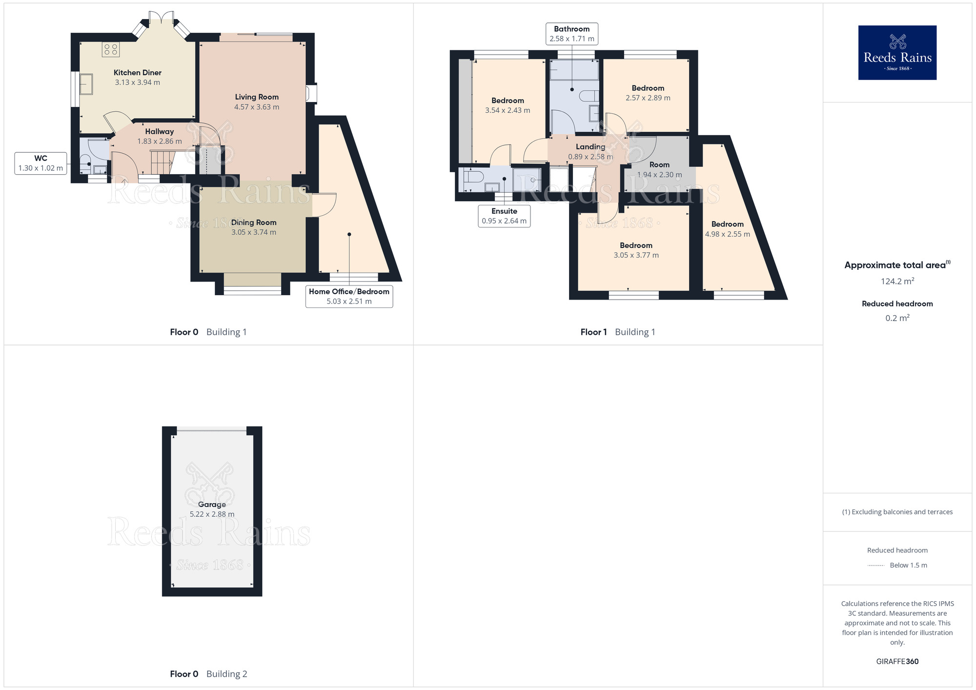 Floorplan of 4 bedroom Detached House for sale, Willowcroft Way, Harriseahead, Staffordshire, ST7
