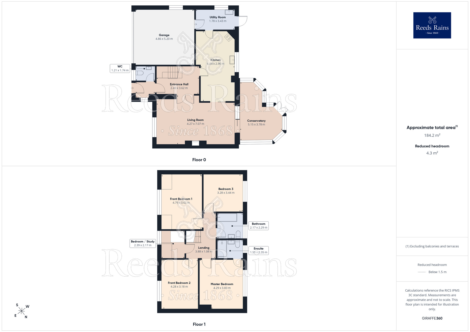 Floorplan of 5 bedroom Detached House for sale, Blackshaw Close, Congleton, Cheshire, CW12