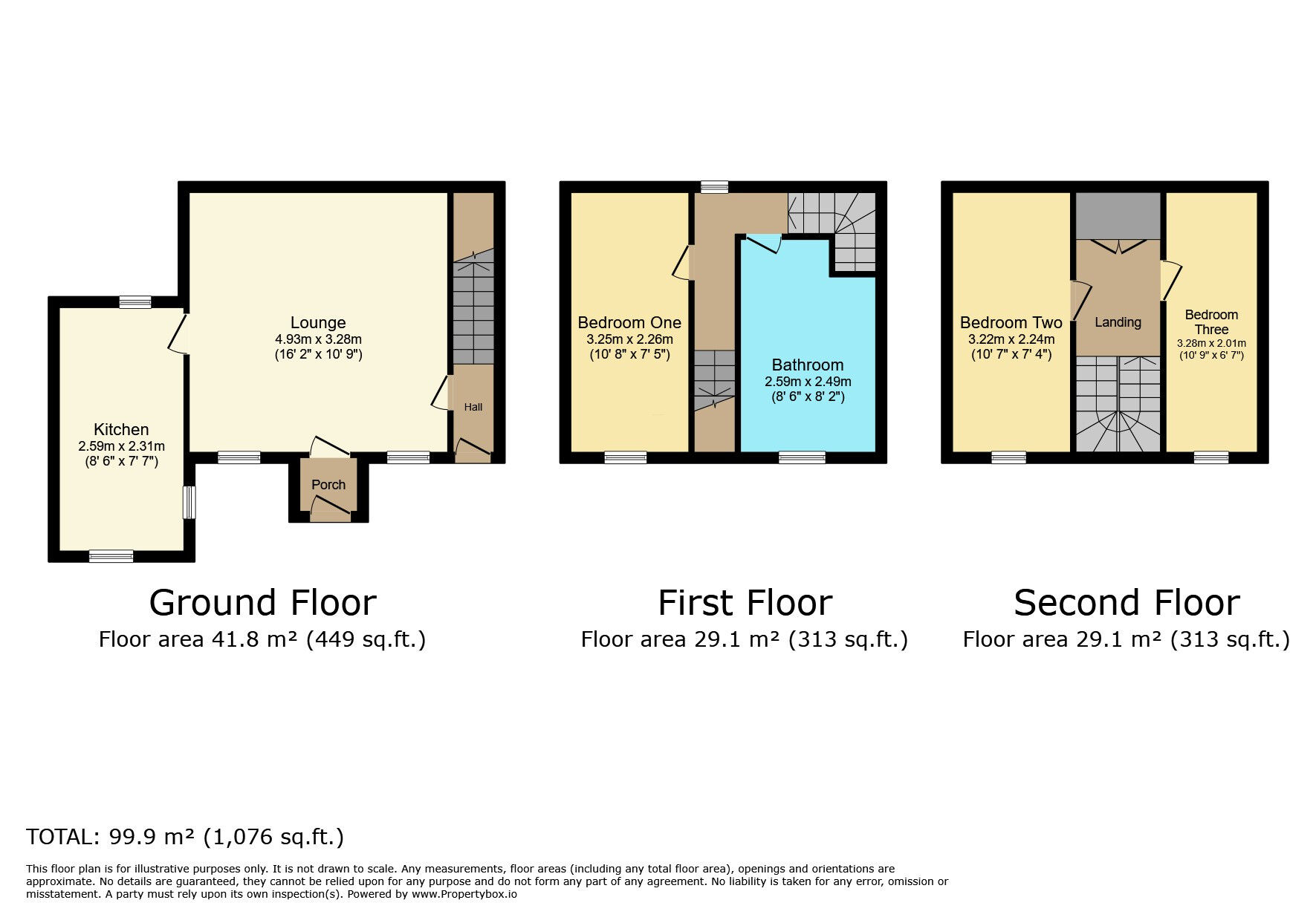 Floorplan of 1 bedroom Detached House for sale, Skipton Old Road, Foulridge, Lancashire, BB8