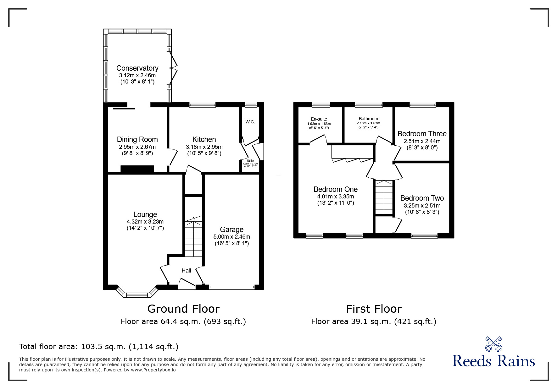 Floorplan of 3 bedroom Detached House for sale, Knotts Drive, Colne, Lancashire, BB8