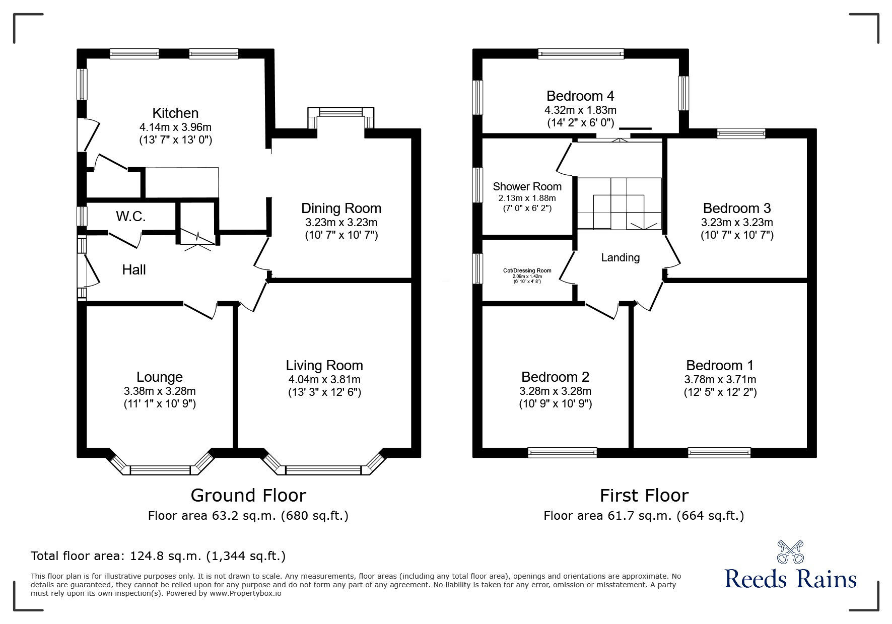 Floorplan of 4 bedroom End Terrace House for sale, Priestfield Avenue, Colne, Lancashire, BB8