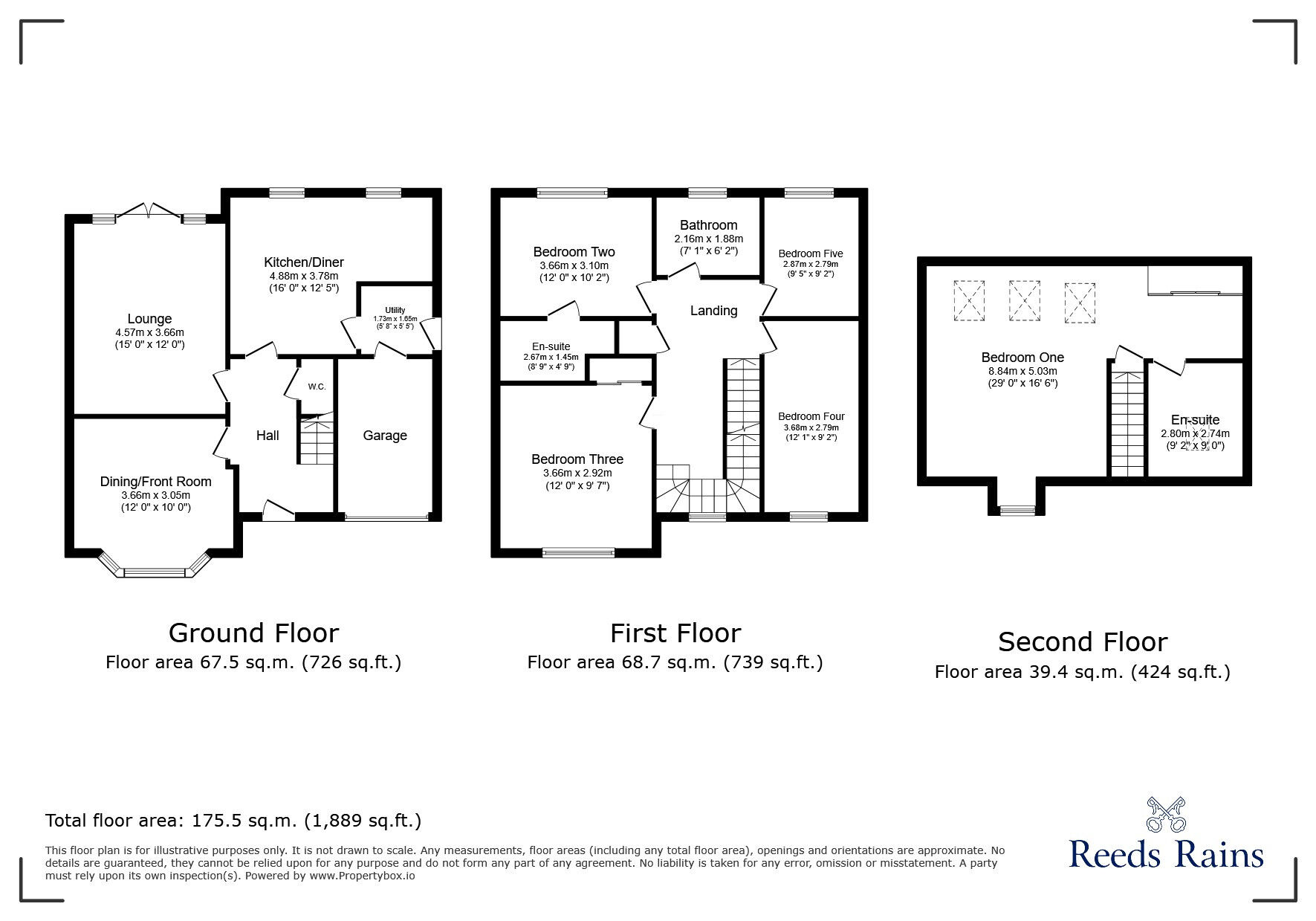 Floorplan of 5 bedroom Detached House for sale, Beckside, Salterforth, Lancashire, BB18