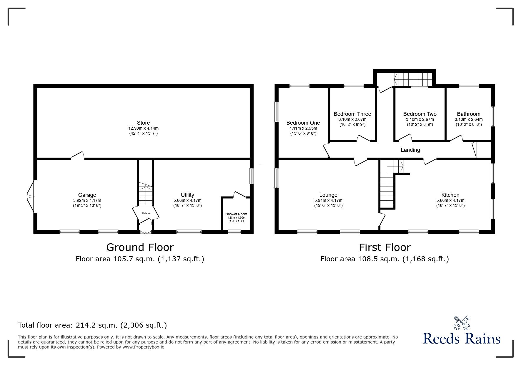 Floorplan of 3 bedroom Detached House for sale, Wellhead, Winewall, Lancashire, BB8