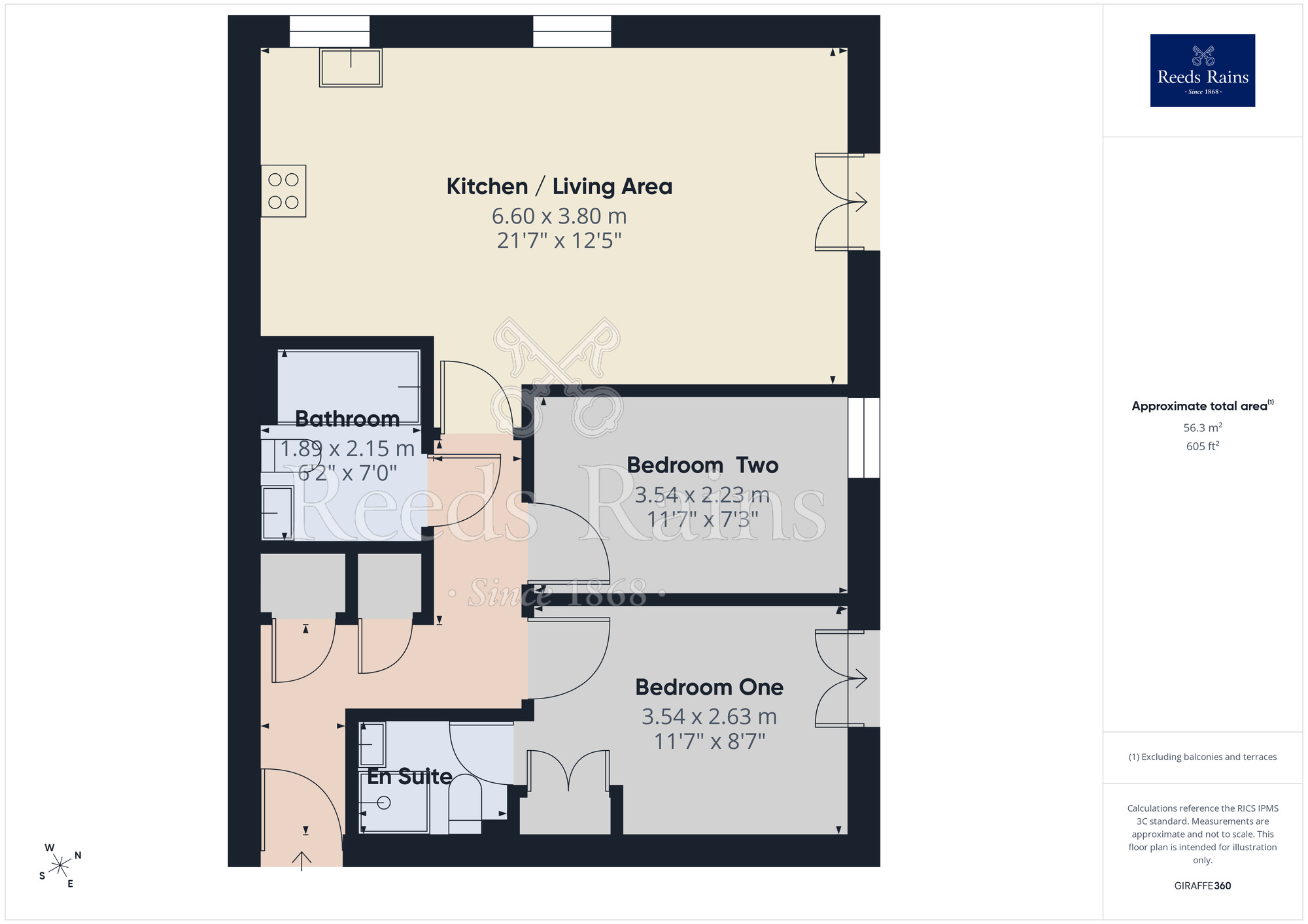 Floorplan of 2 bedroom Flat to rent, De Lacy House Bath Vale, Congleton, Cheshire, CW12