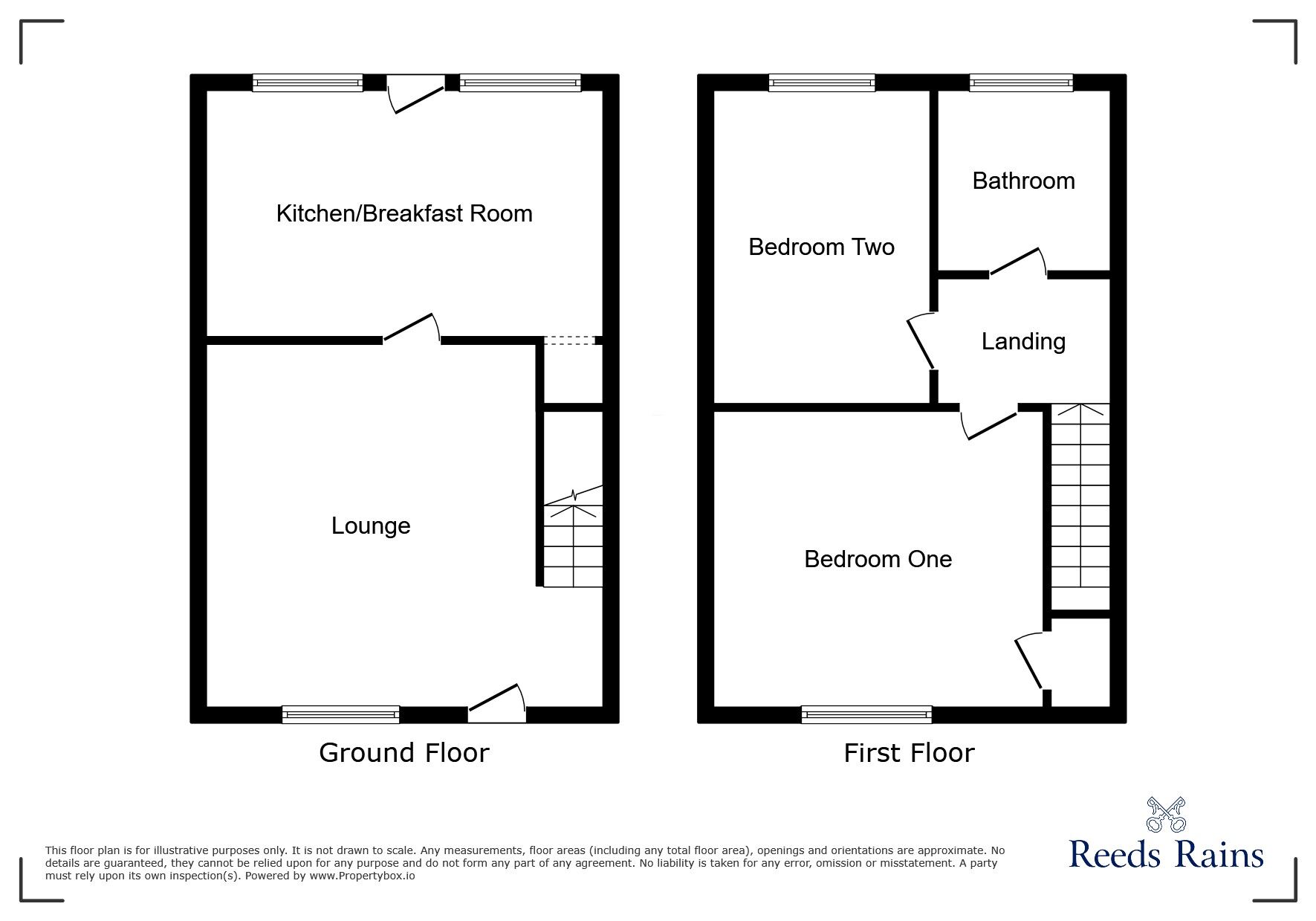 Floorplan of 2 bedroom End Terrace House for sale, Cyril Street, Consett, Durham, DH8