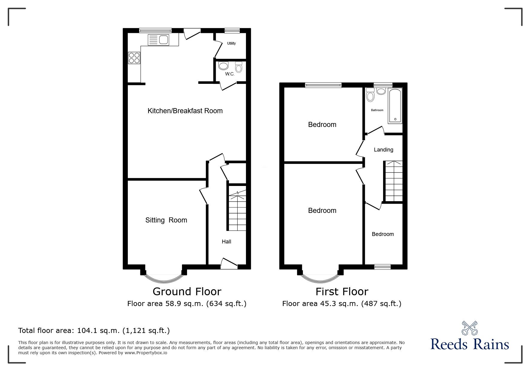 Floorplan of 3 bedroom Mid Terrace House for sale, Allesley Old Road, Coventry, CV5