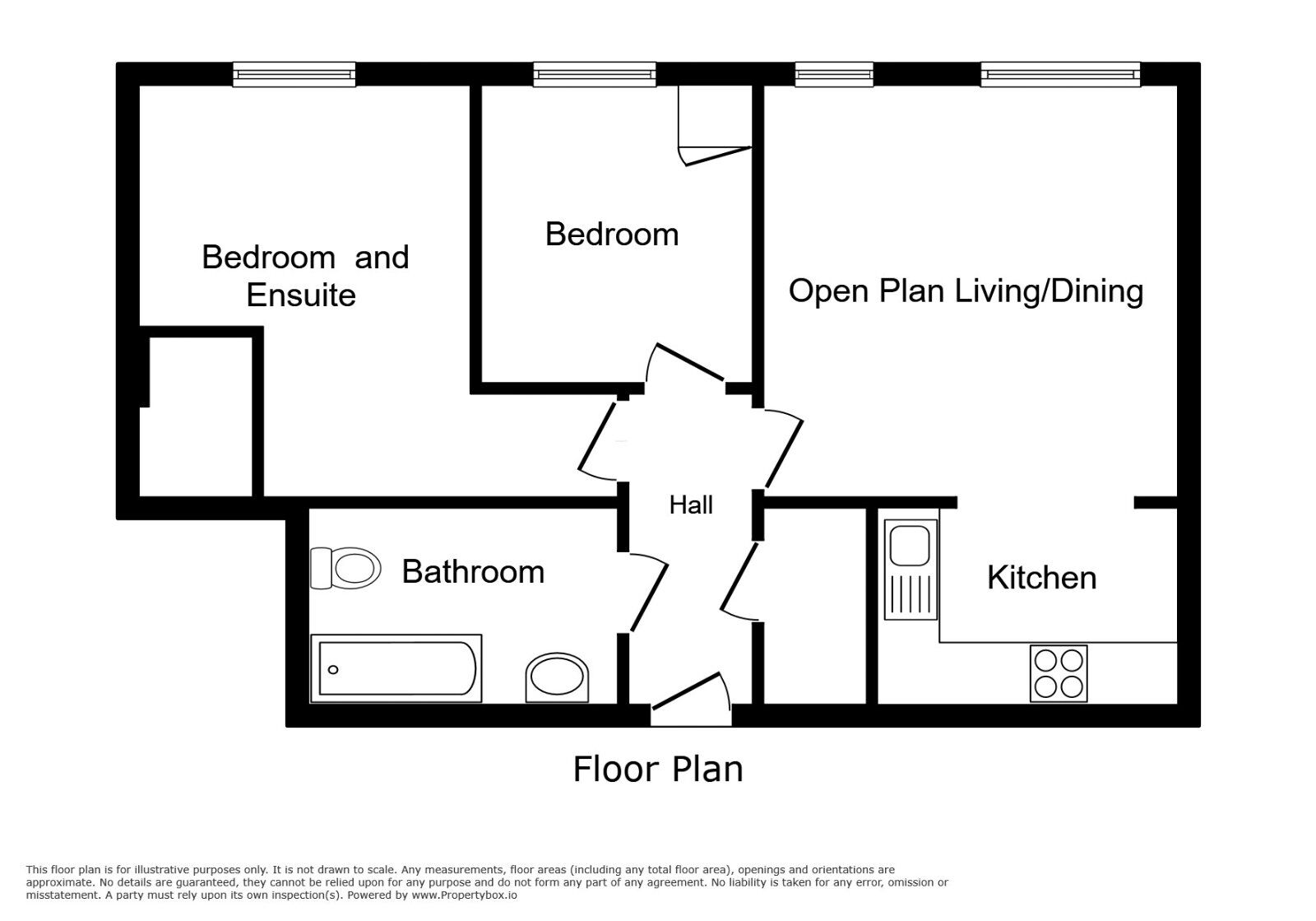 Floorplan of 2 bedroom  Flat for sale, Monticello Way, Bannerbrook Park, Coventry, CV4