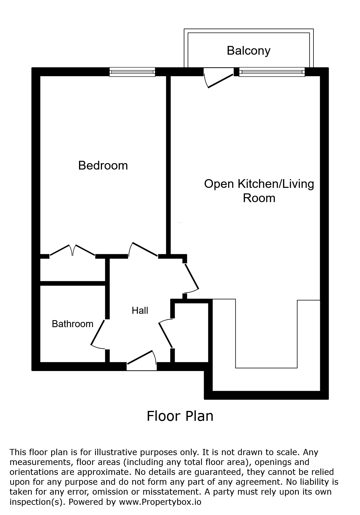 Floorplan of 1 bedroom  Flat for sale, Greyfriars Road, City Centre, Coventry, CV1