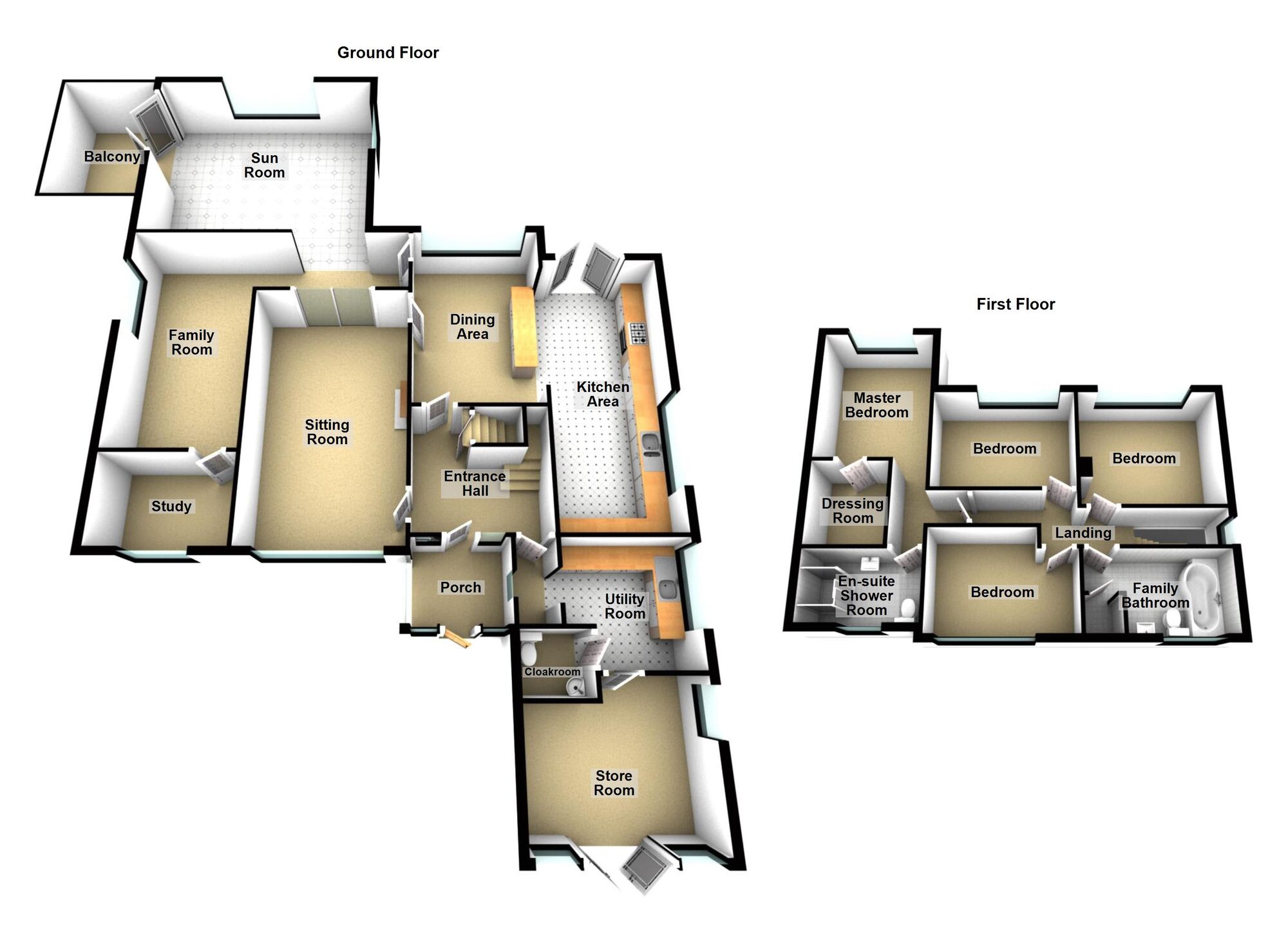Floorplan of 4 bedroom Detached House for sale, Woodway Lane, Walsgrave, Coventry, CV2