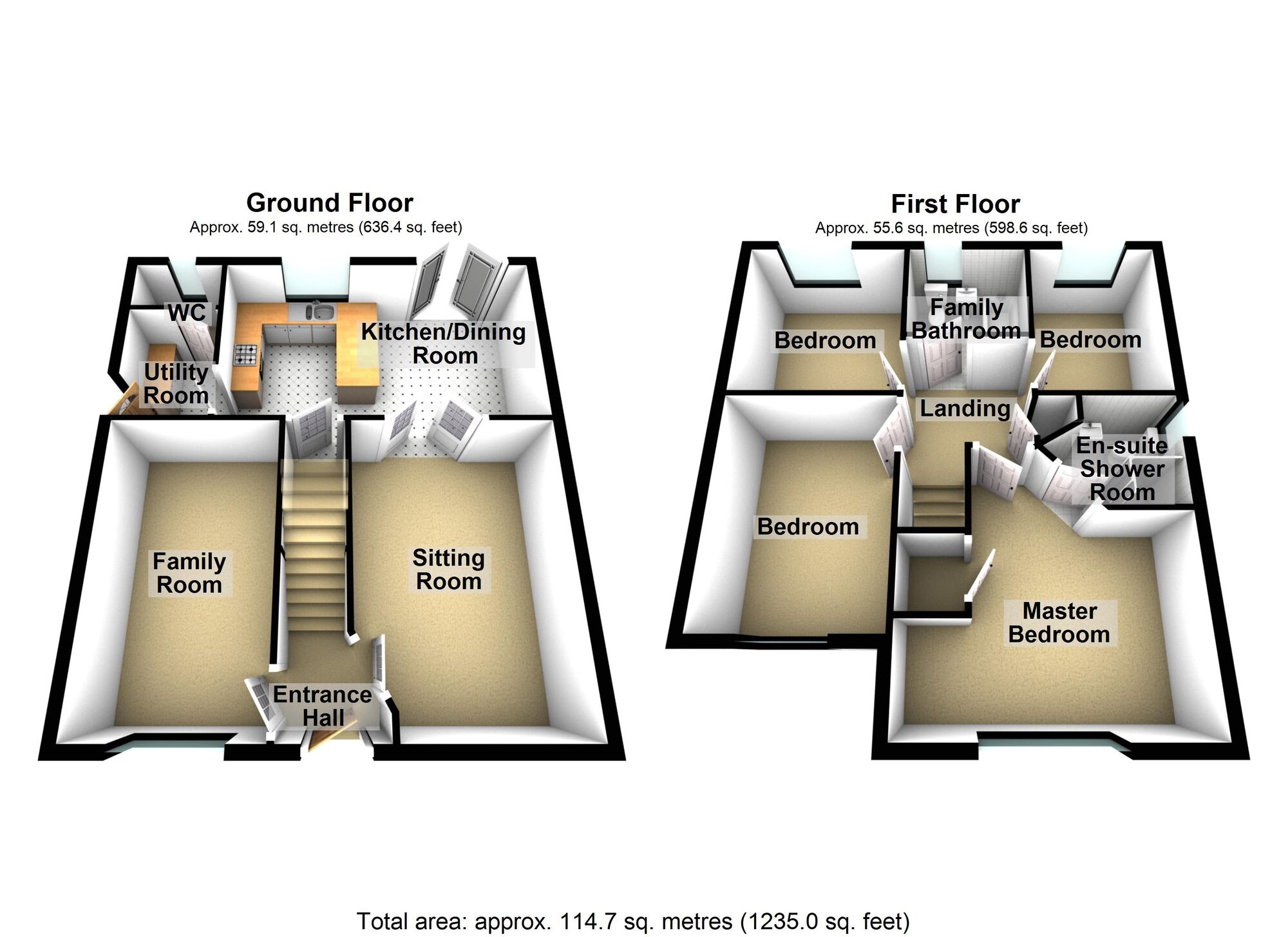 Floorplan of 4 bedroom Detached House for sale, Owens Road, Foleshill, Coventry, CV6