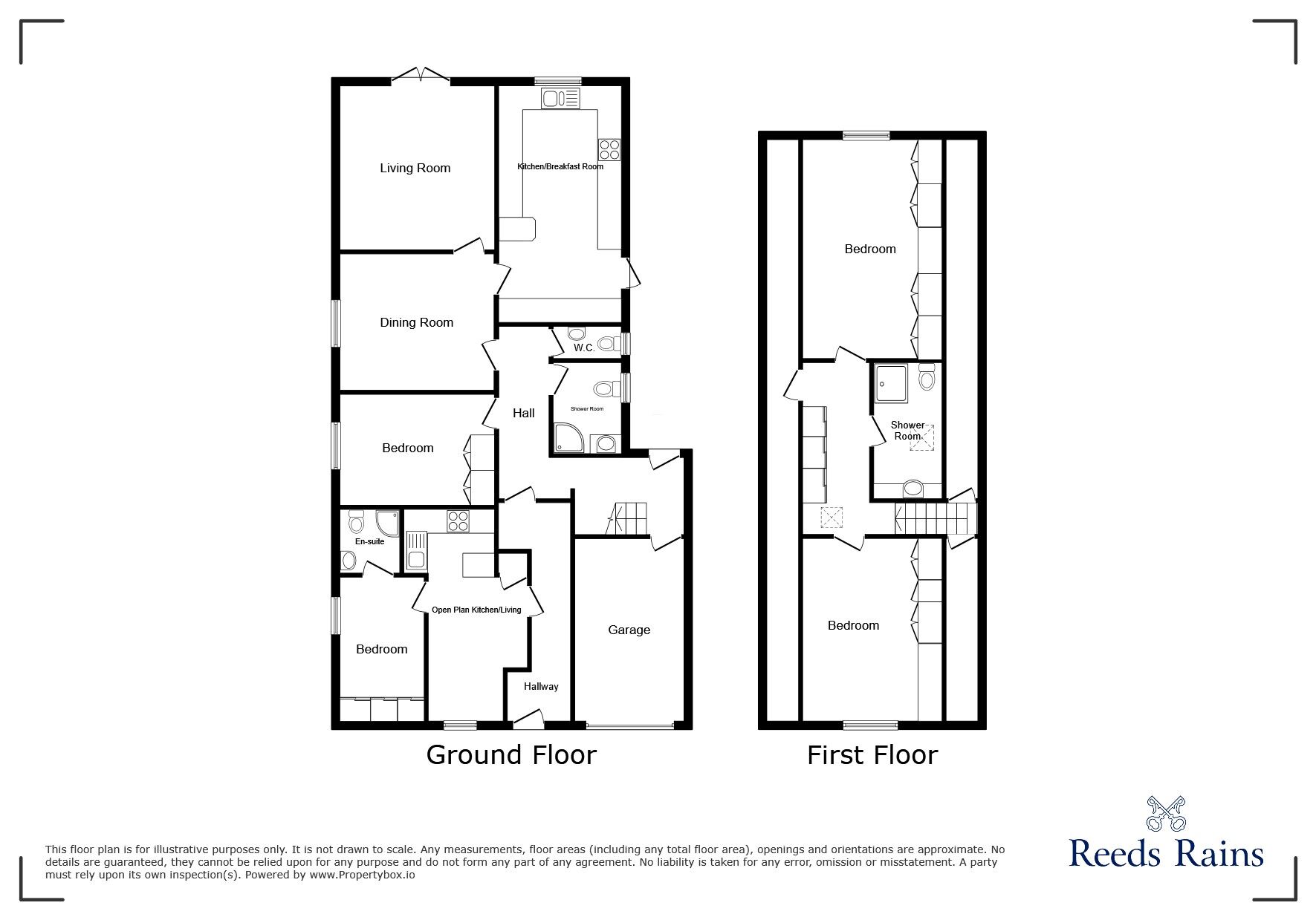 Floorplan of 4 bedroom Detached House for sale, Rugby Road, Binley Woods, Warwickshire, CV3