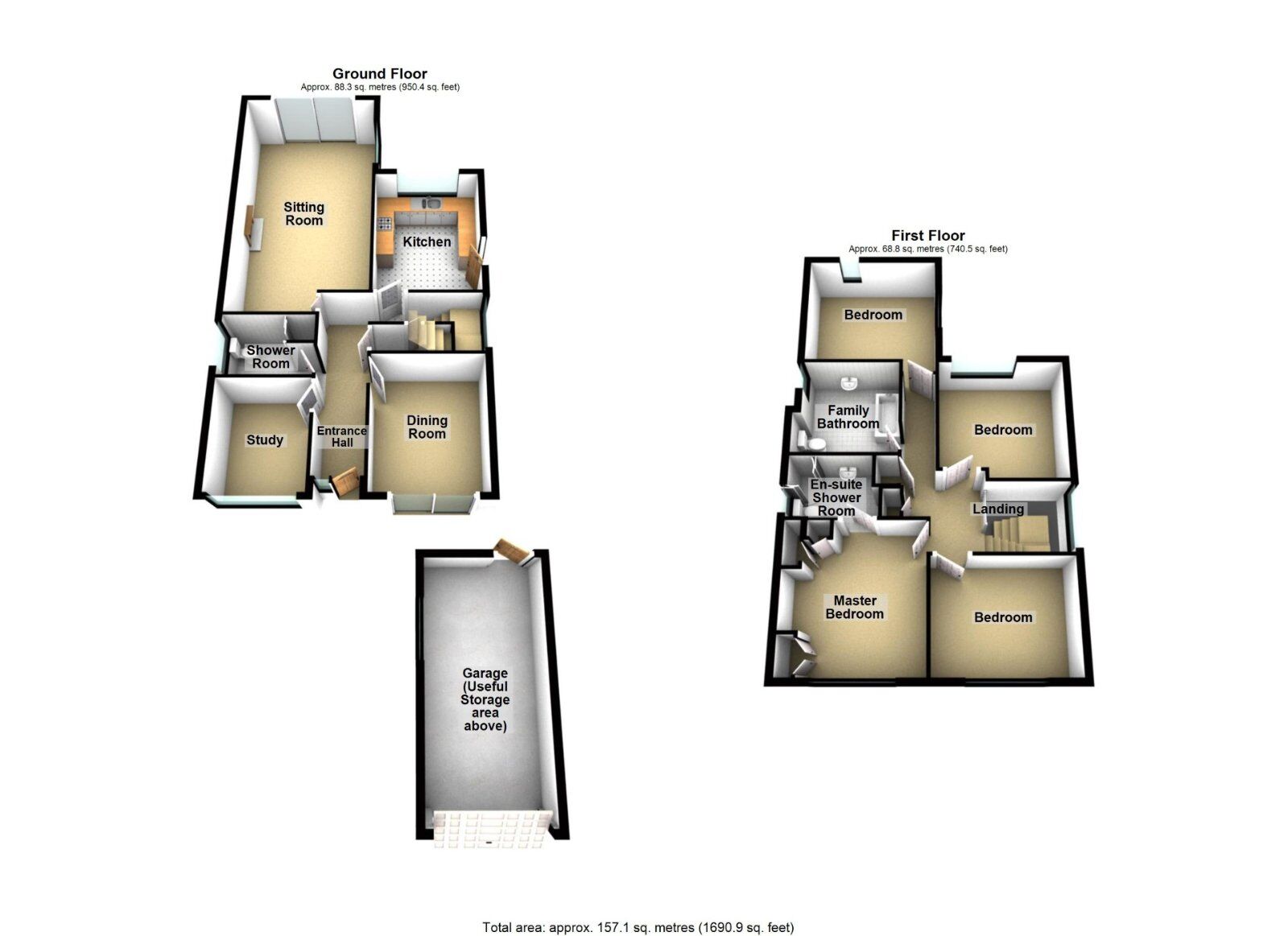 Floorplan of 4 bedroom Detached House for sale, Upper Eastern Green Lane, Eastern Green, Coventry, CV5