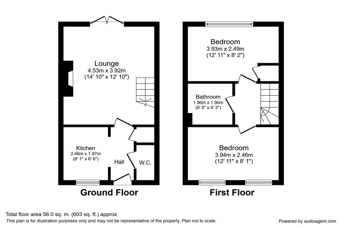 Floorplan of 2 bedroom Mid Terrace House for sale, Slessor Road, York, YO24