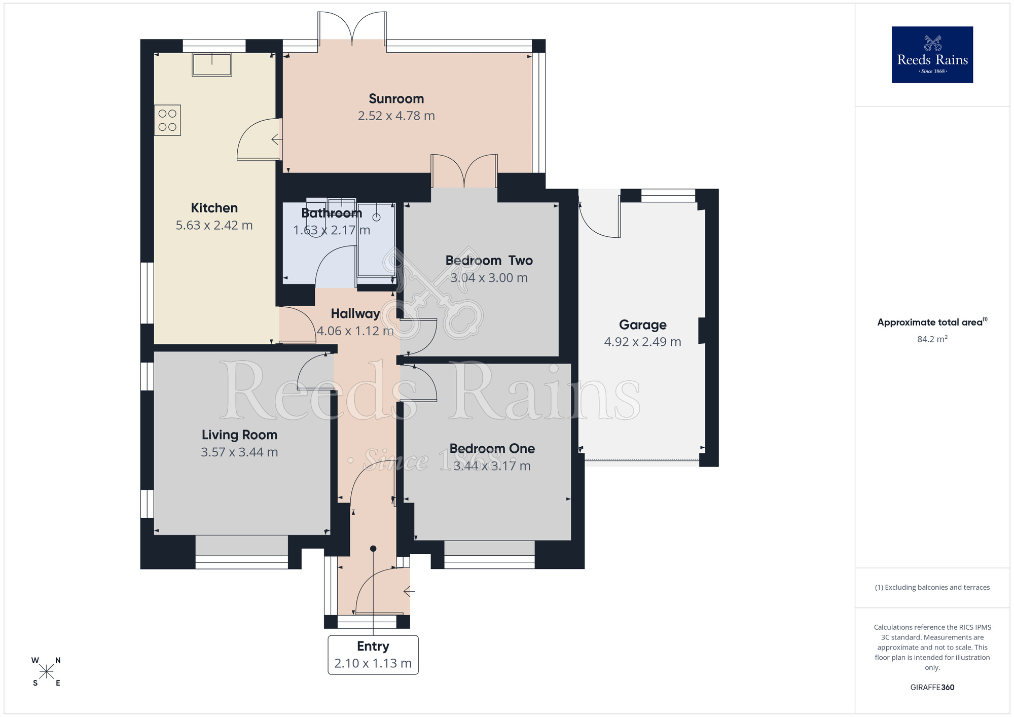 Floorplan of 2 bedroom Detached Bungalow to rent, Tragan Drive, Offerton, Cheshire, SK2