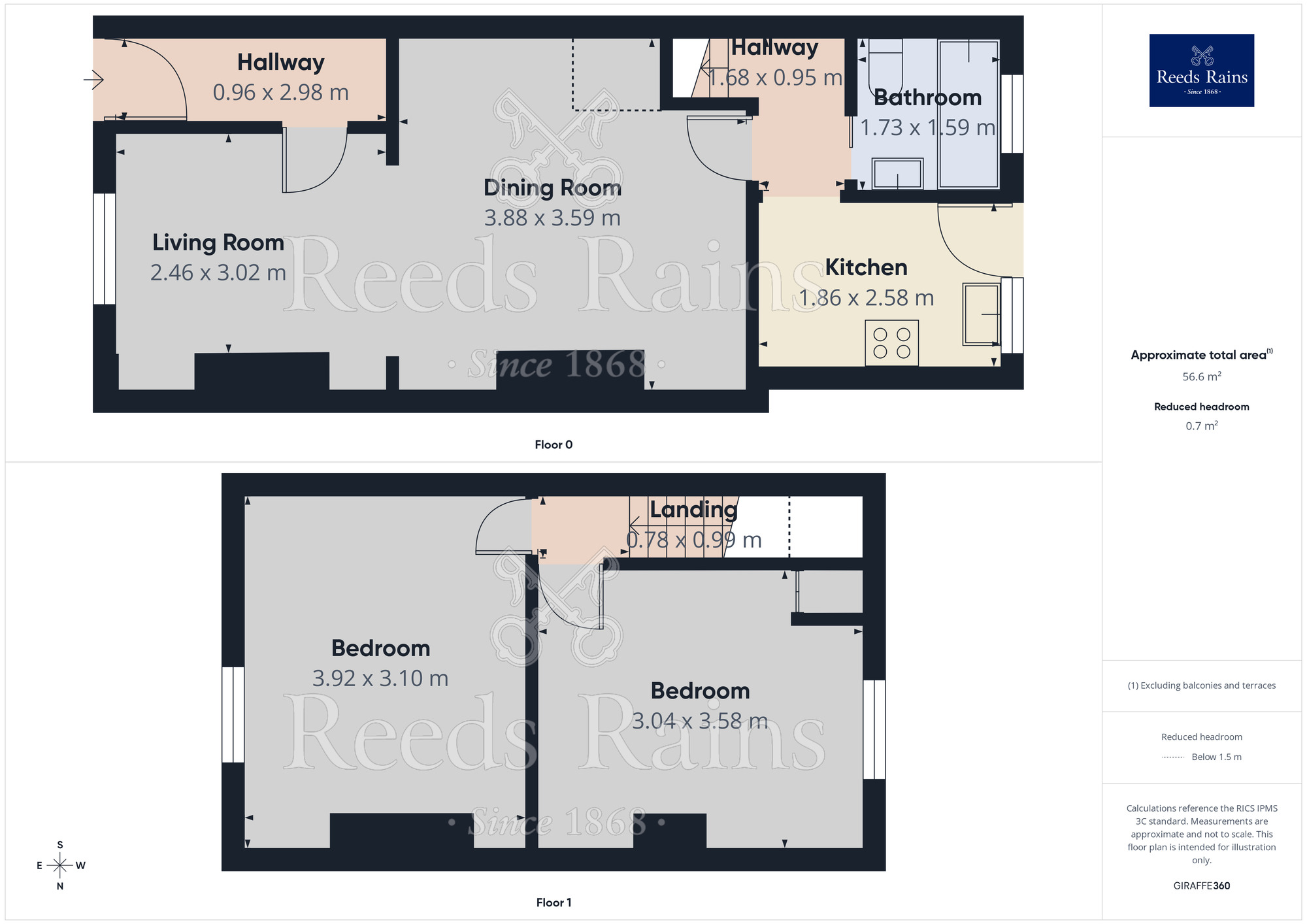 Floorplan of 2 bedroom Mid Terrace House for sale, Argyle Street, St. Helens, Merseyside, WA10