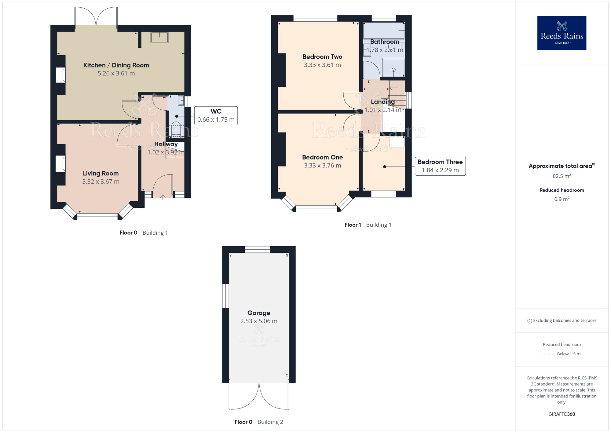 Floorplan of 3 bedroom Semi Detached House for sale, Filey Road, Offerton, Cheshire, SK2