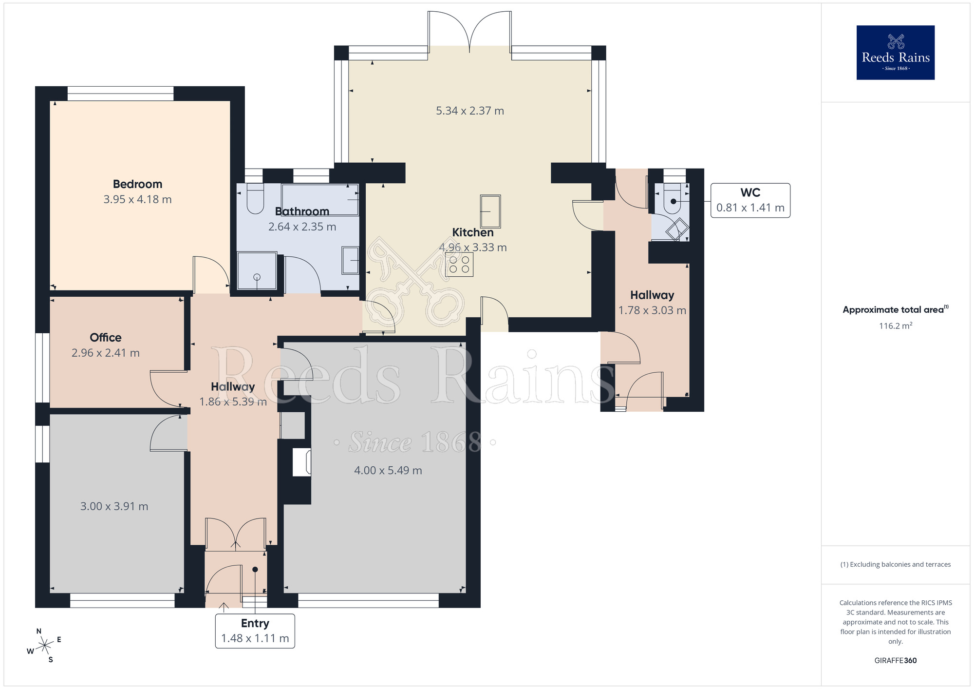 Floorplan of 3 bedroom Detached Bungalow for sale, Templegate Close, Leeds, West Yorkshire, LS15