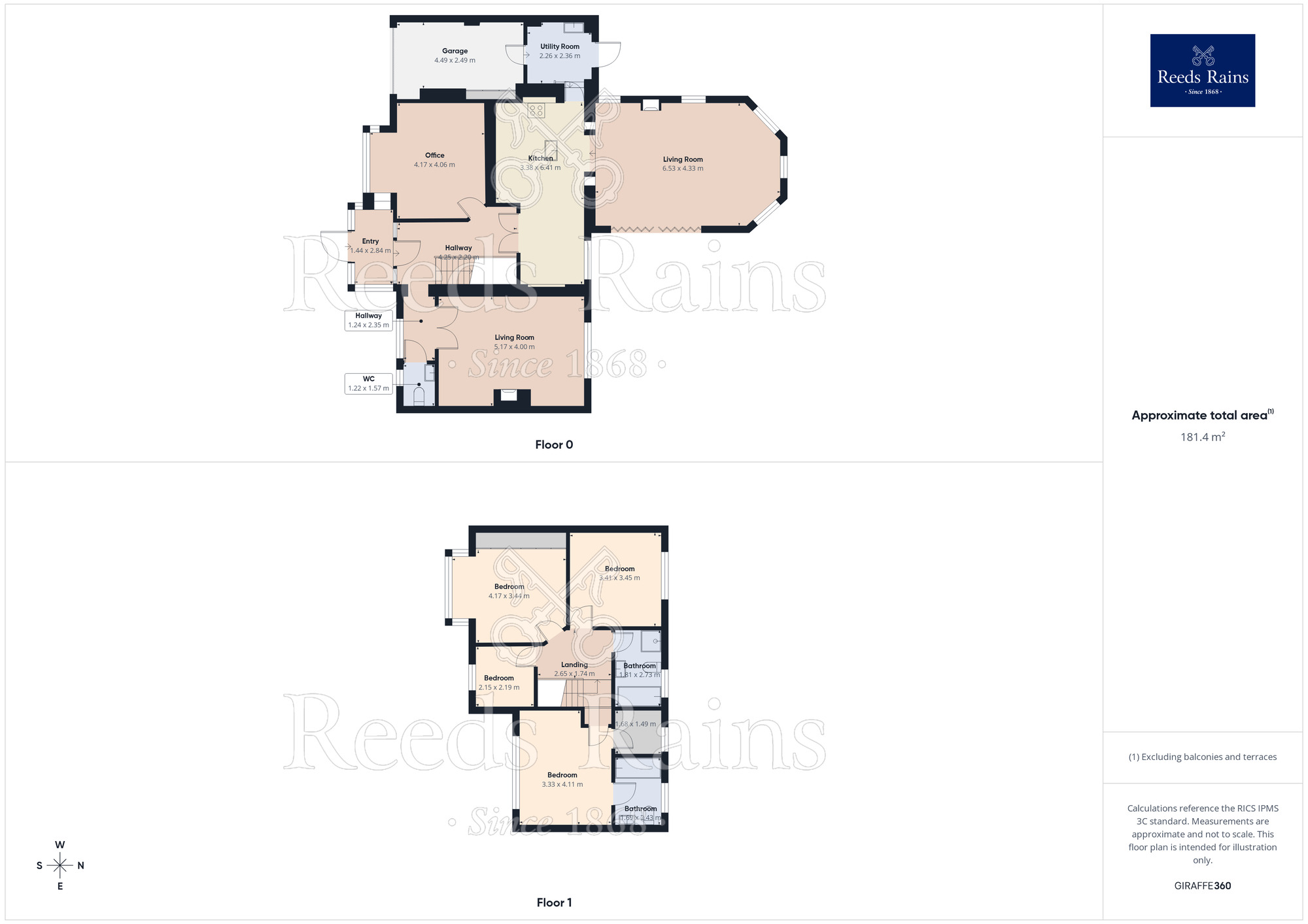 Floorplan of 4 bedroom Detached House for sale, Temple Lane, Leeds, West Yorkshire, LS15