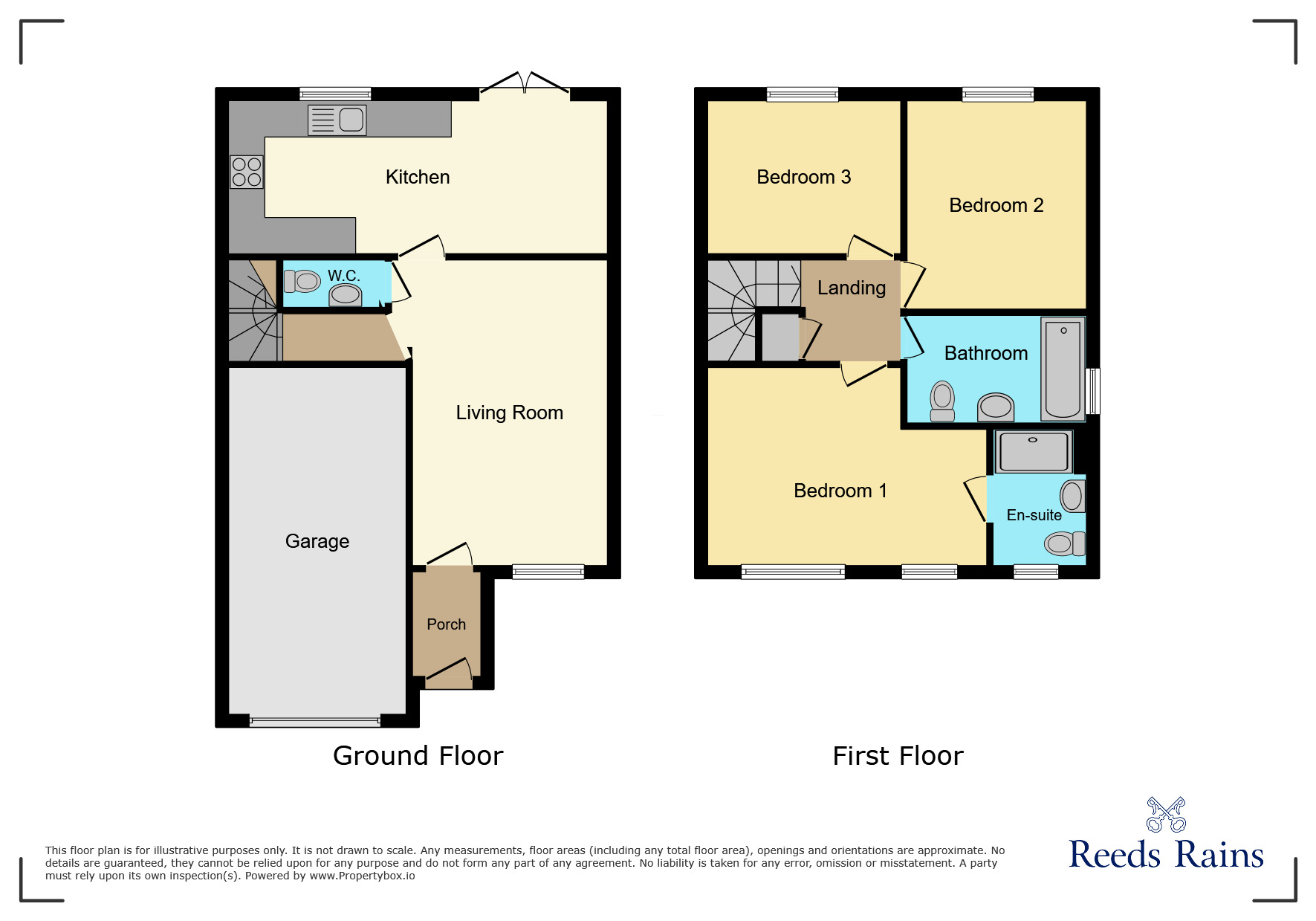 Floorplan of 3 bedroom Semi Detached House to rent, Alder Road, Whinmoor, West Yorkshire, LS14