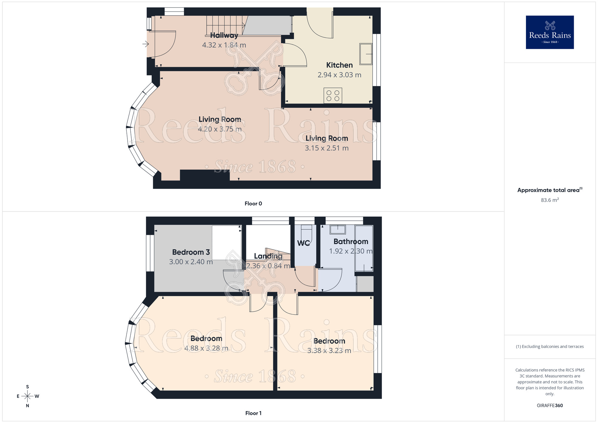 Floorplan of 3 bedroom Semi Detached House for sale, Austhorpe Lane, Leeds, West Yorkshire, LS15