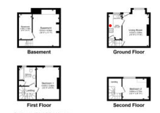 Floorplan of 2 bedroom Mid Terrace House for sale, Sutherland Mount, Leeds, West Yorkshire, LS9
