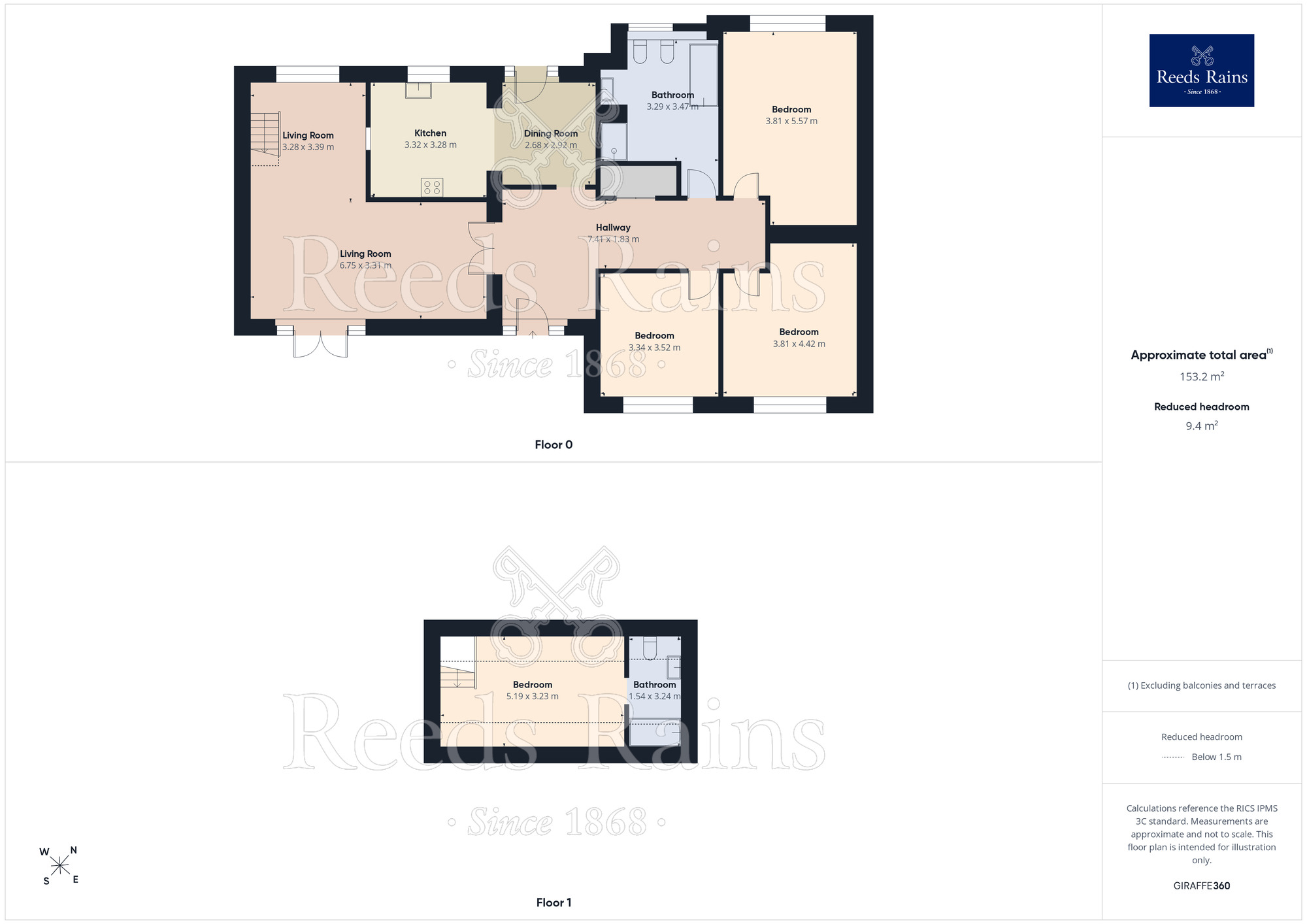 Floorplan of 4 bedroom Detached Bungalow for sale, Stockheld Lane, Leeds, West Yorkshire, LS15