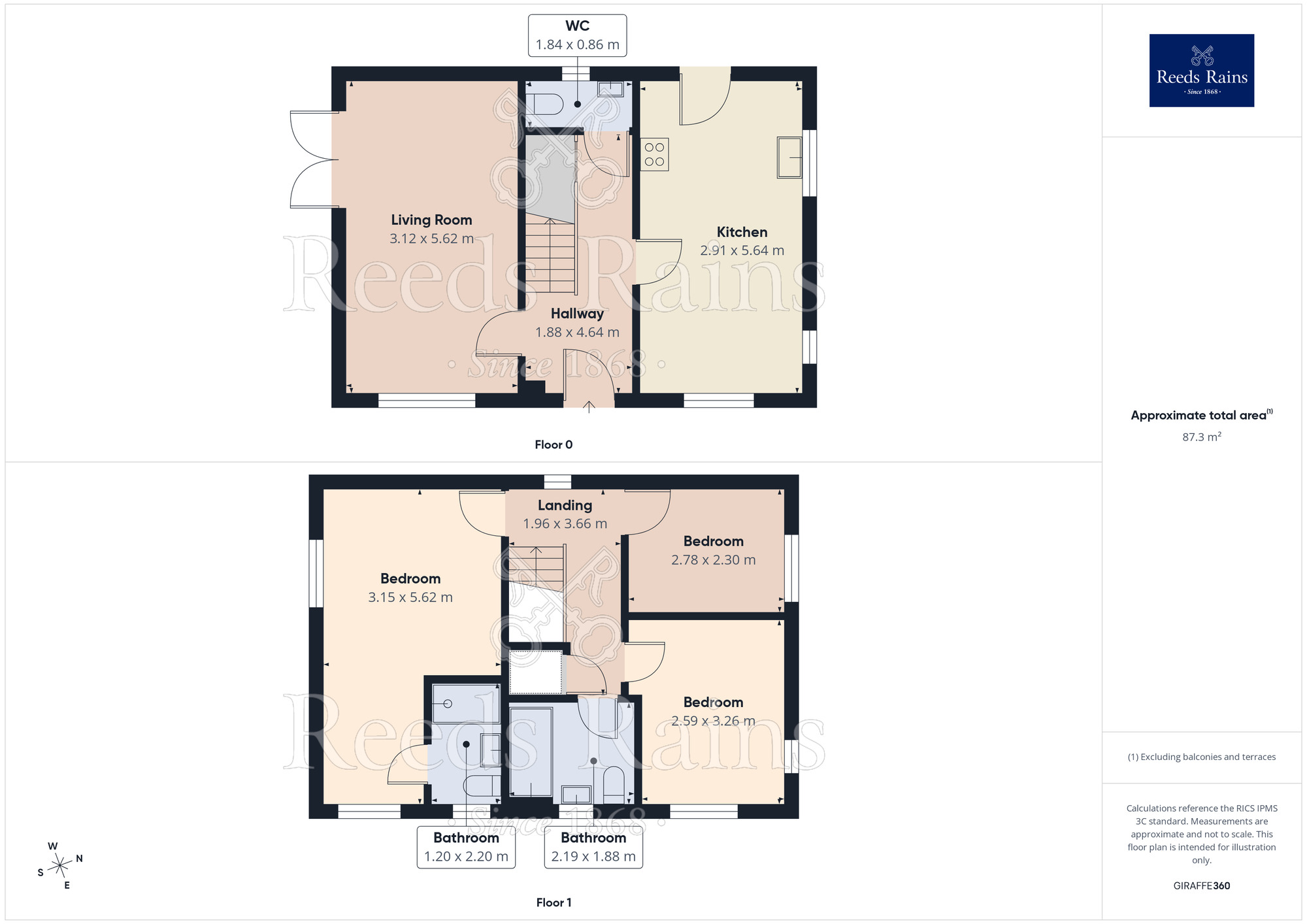 Floorplan of 3 bedroom Detached House for sale, Oak Drive, Whinmoor, West Yorkshire, LS14