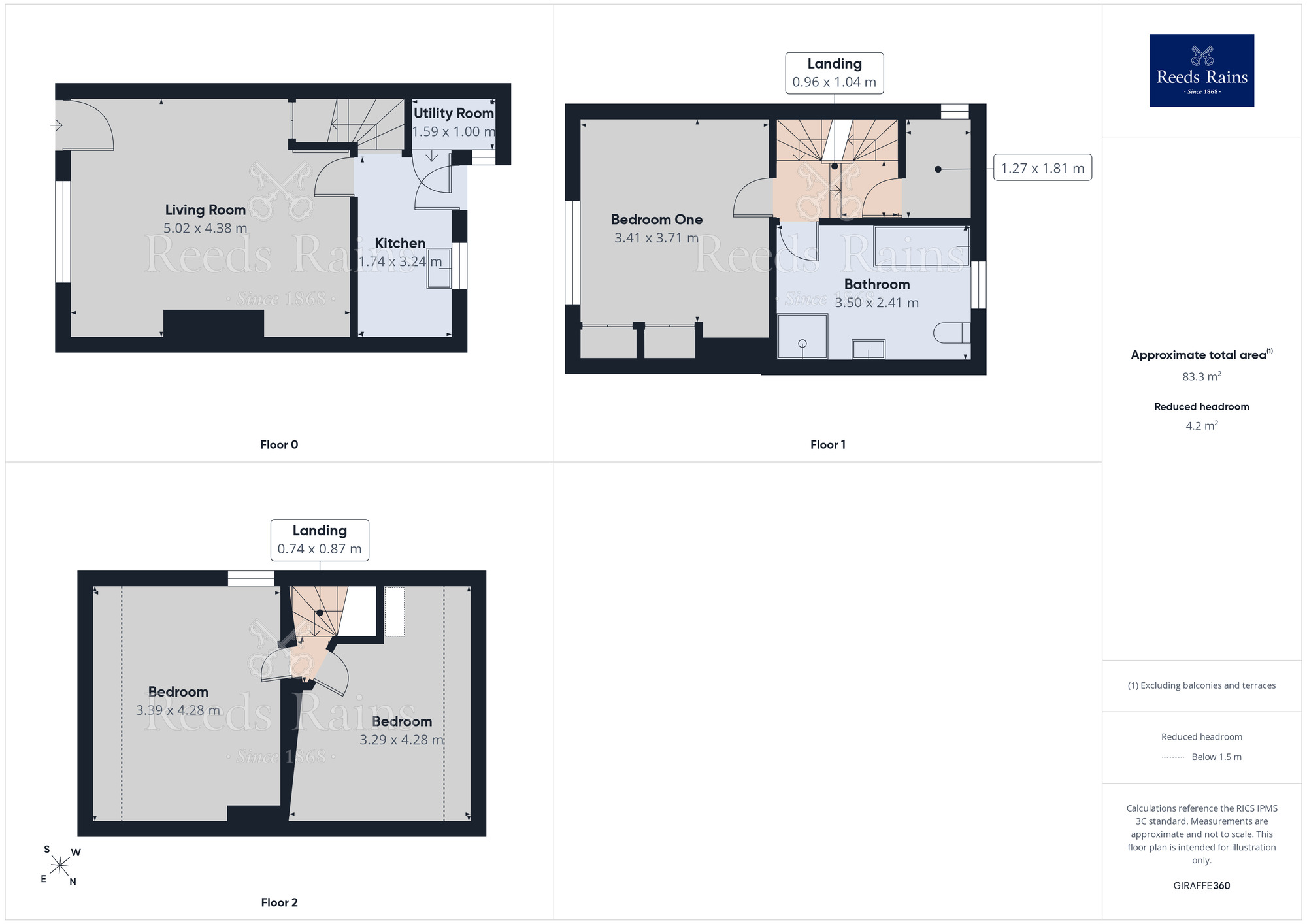Floorplan of 3 bedroom Semi Detached House for sale, Blayds Street, Leeds, West Yorkshire, LS9