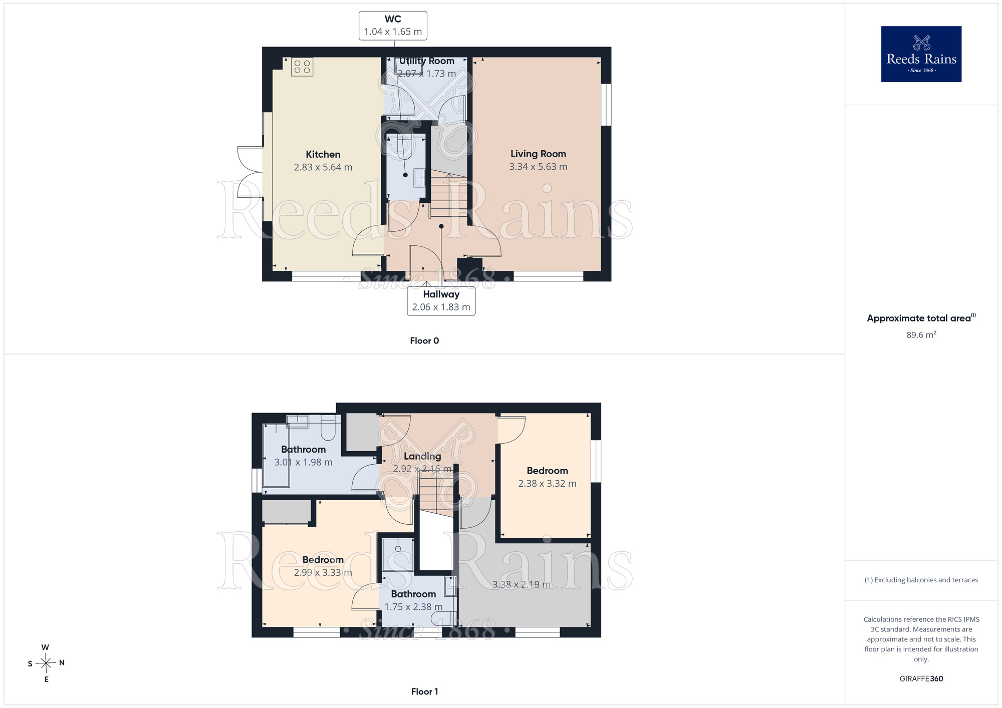 Floorplan of 3 bedroom Detached House for sale, Airedale Walk, Skelton Gate, West Yorkshire, LS9
