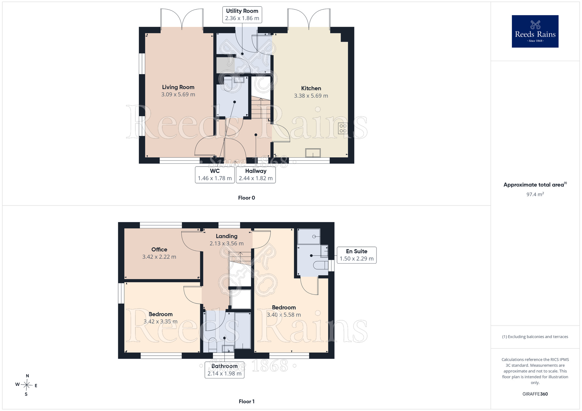 Floorplan of 3 bedroom Detached House for sale, Greendale Crescent, Skelton Gate, West Yorkshire, LS9