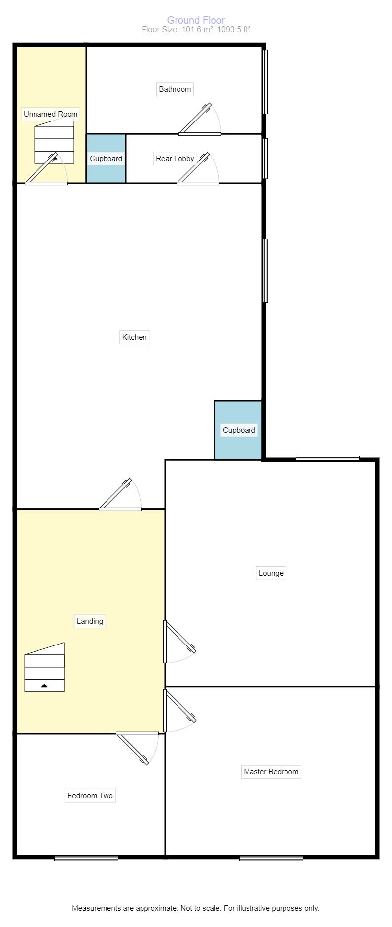Floorplan of 2 bedroom  Flat to rent, Station Avenue South, Fencehouses, Tyne And Wear, DH4