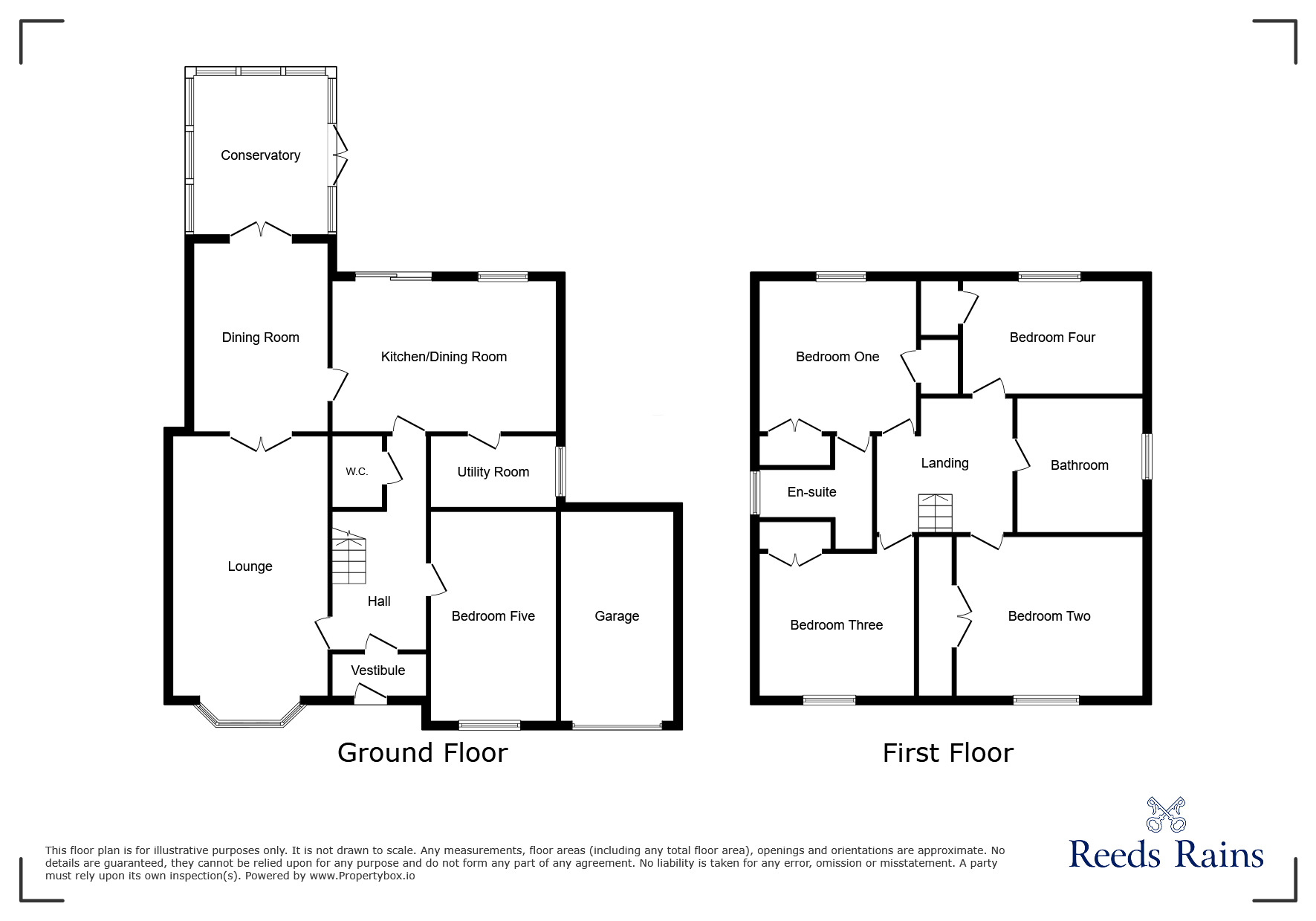 Floorplan of 4 bedroom Detached House for sale, Richmond Drive, Woodstone Village, Durham, DH4