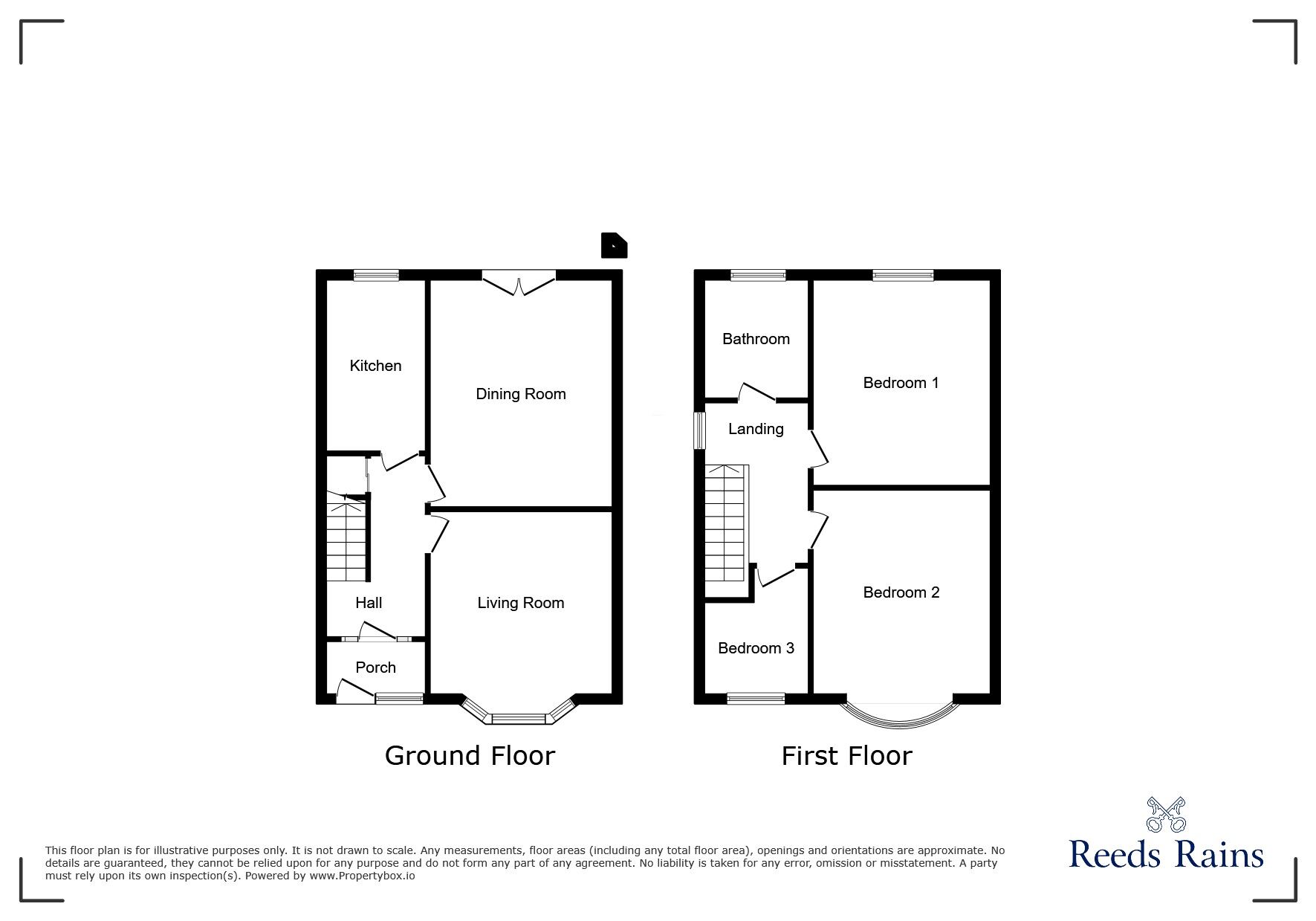Floorplan of 3 bedroom Semi Detached House for sale, Burdon Crescent, Seaham, Durham, SR7