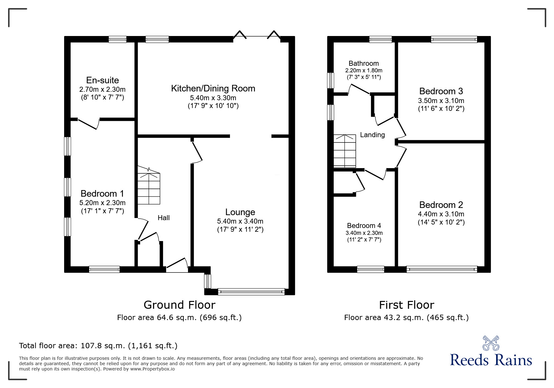 Floorplan of 4 bedroom Semi Detached House for sale, Tanmeads, Nettlesworth, Durham, DH2