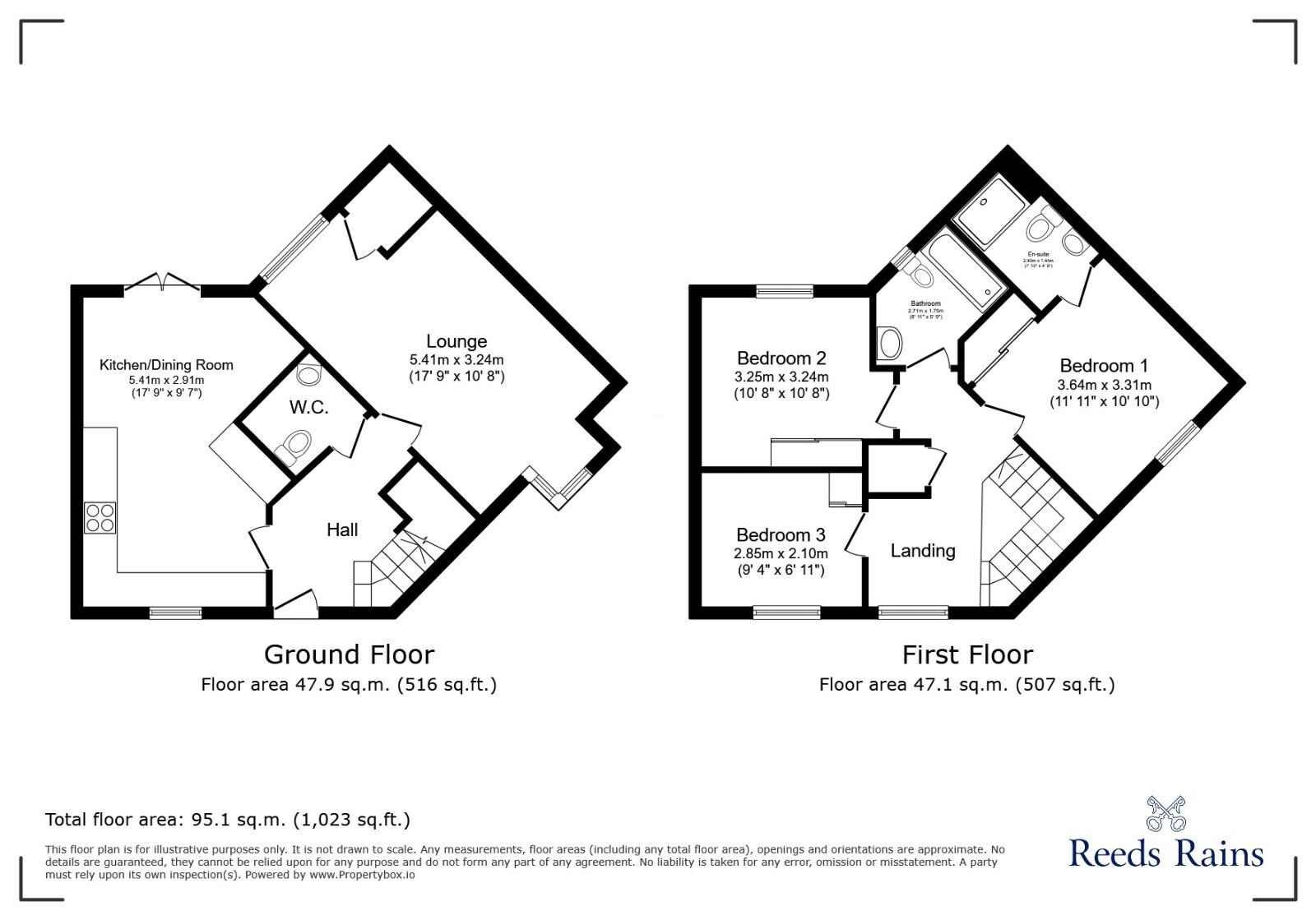 Floorplan of 3 bedroom Semi Detached House for sale, Whitworth Park Drive, Houghton Le Spring, Tyne and Wear, DH4