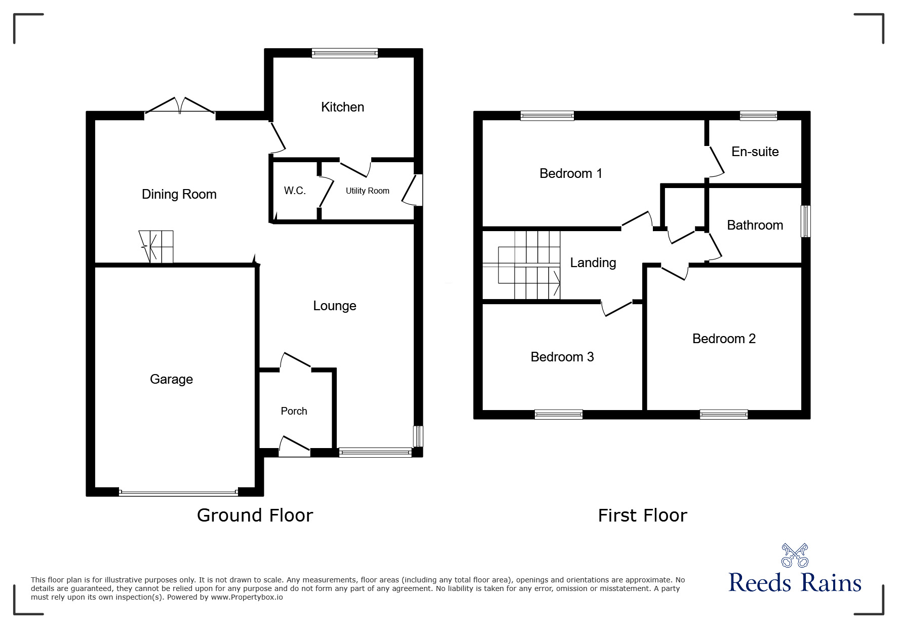 Floorplan of 3 bedroom Semi Detached House for sale, Little Burn Way, Pelton Fell, Durham, DH2