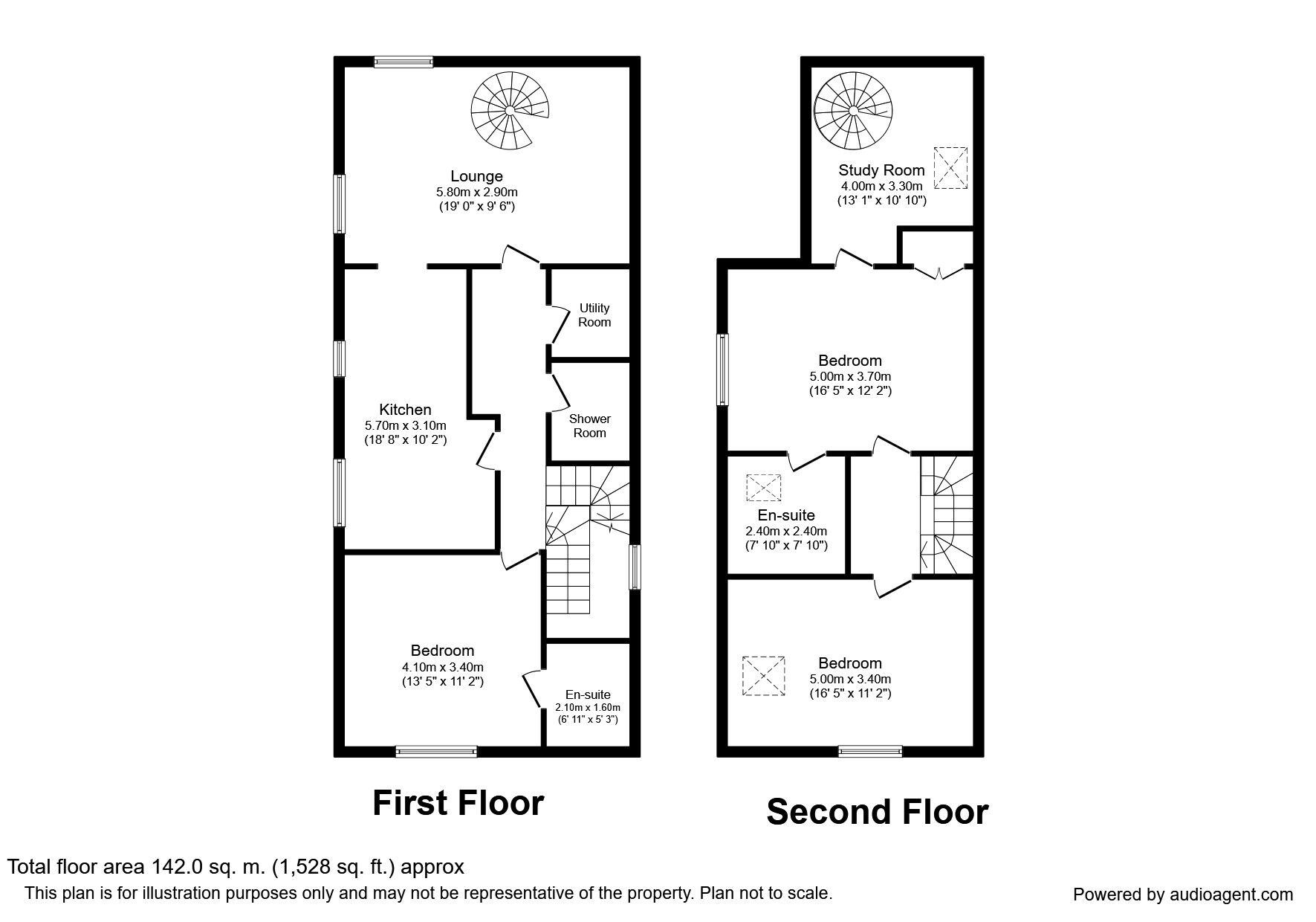 Floorplan of 3 bedroom House for sale, Waldridge Hall Court, Chester Le Street, Durham, DH2