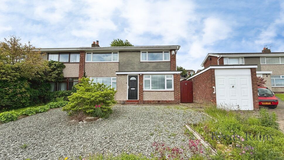 Main image of 3 bedroom Semi Detached House for sale, Hillcrest Drive, Gateshead, Tyne and Wear, NE11