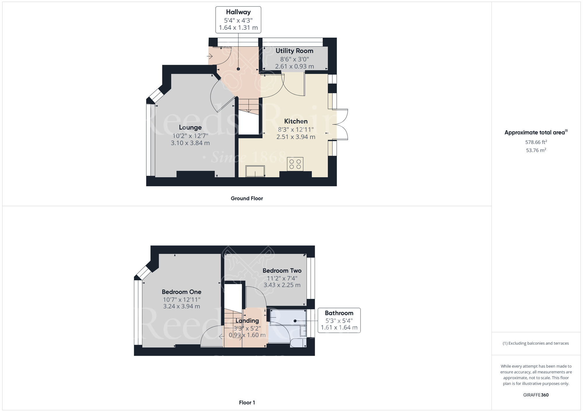 Floorplan of 2 bedroom Semi Detached House to rent, St. Audrey Avenue, Bexleyheath, Kent, DA7