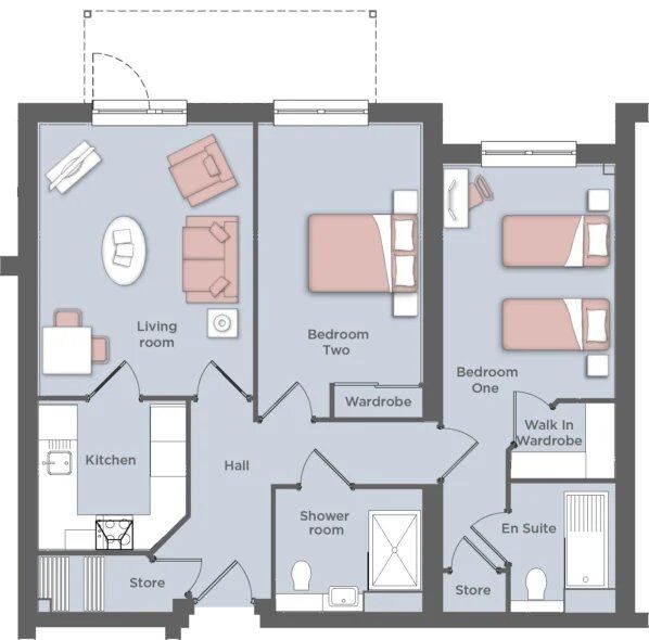 Floorplan of 1 bedroom  Flat for sale, Station Road, Orpington, BR6