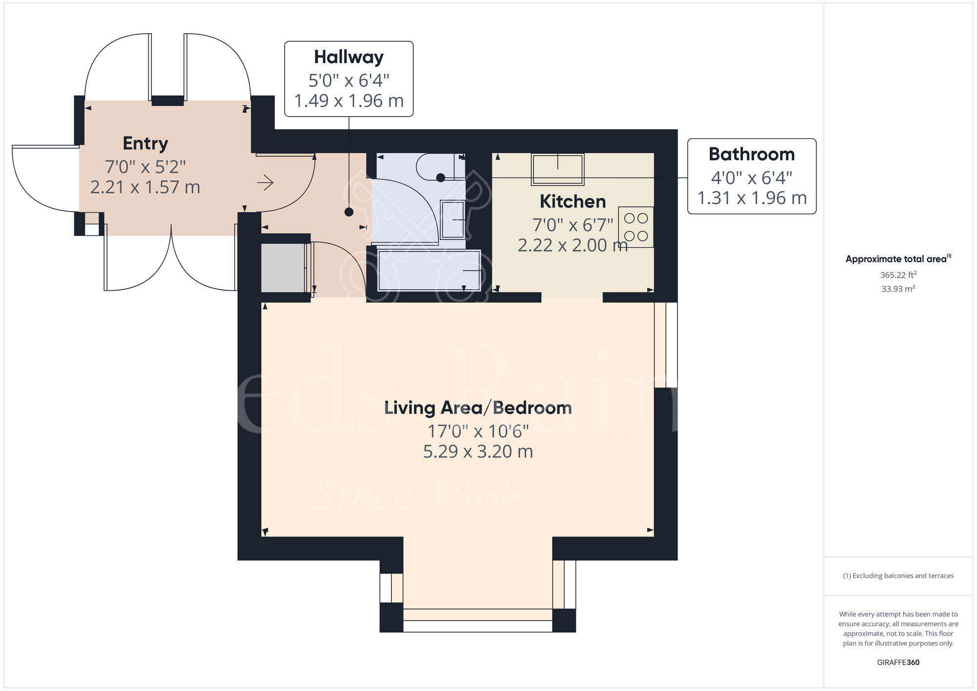 Floorplan of  Flat for sale, Knights Manor Way, Dartford, Kent, DA1