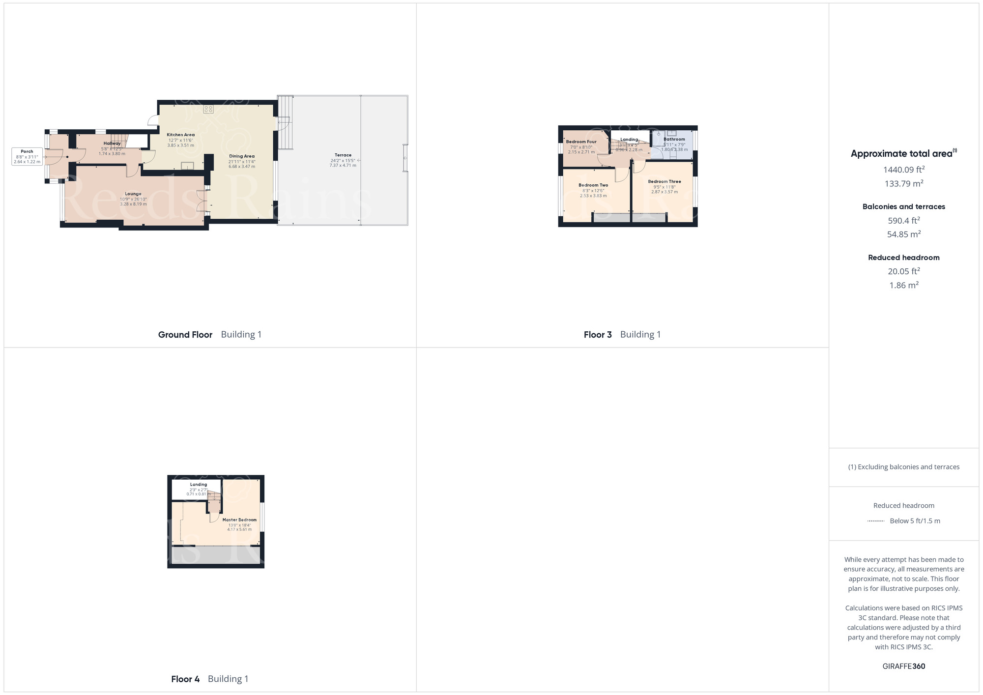 Floorplan of 4 bedroom Semi Detached House for sale, West Hill Drive, Dartford, Kent, DA1