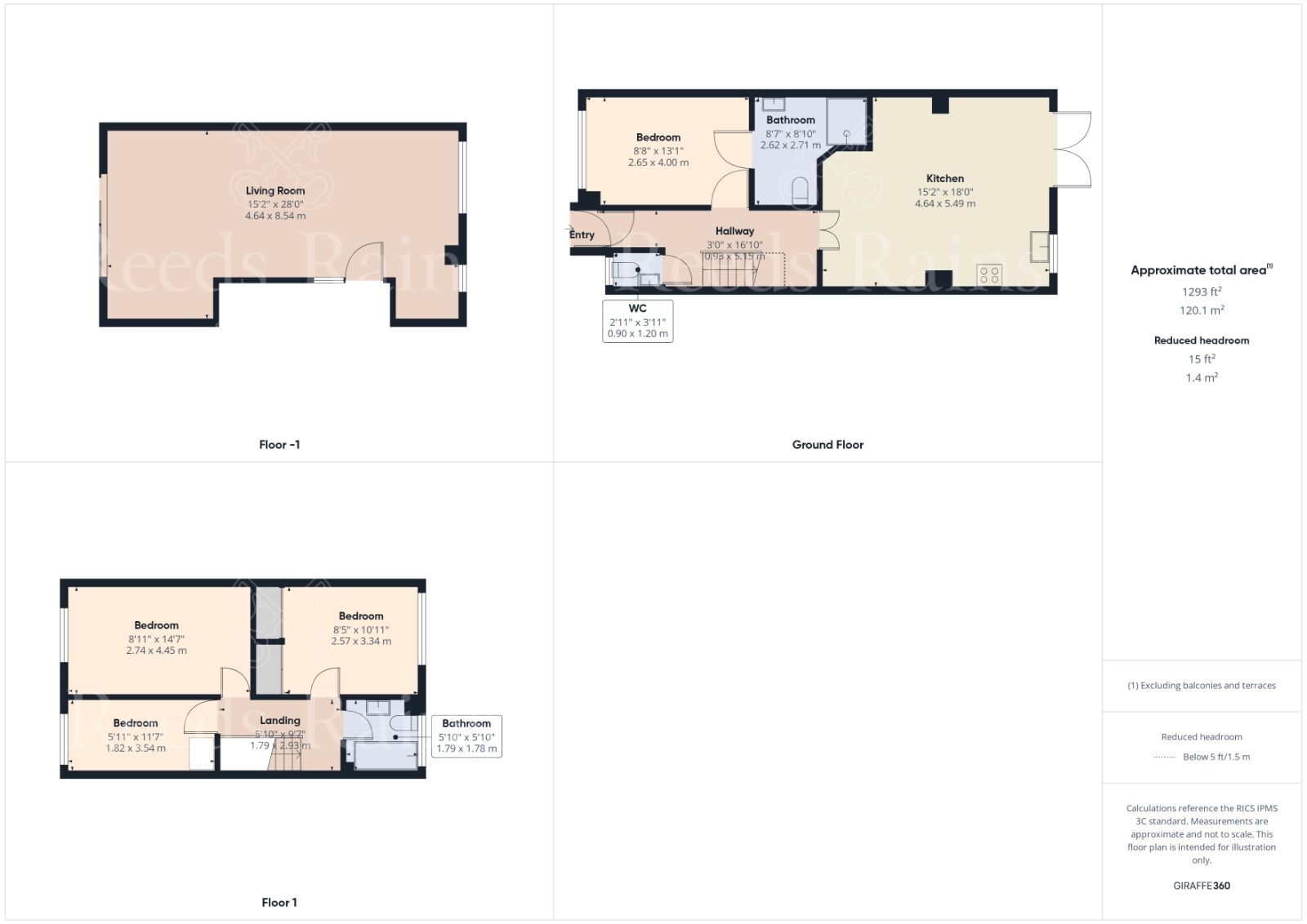 Floorplan of 4 bedroom Mid Terrace House for sale, Milestone Road, Dartford, Kent, DA2