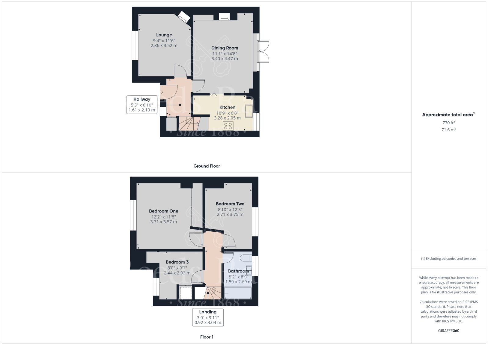Floorplan of 3 bedroom Mid Terrace House to rent, Maiden Lane, Crayford, Dartford, DA1