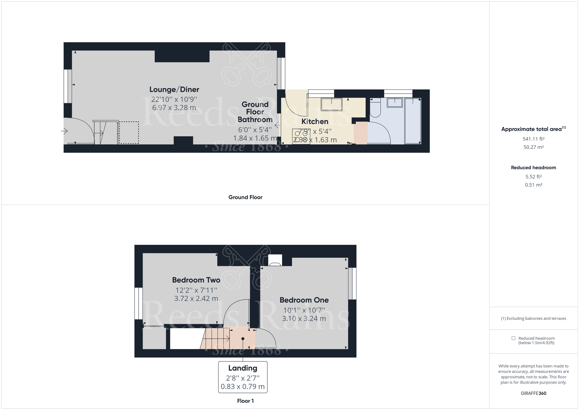 Floorplan of 2 bedroom Mid Terrace House for sale, Sun Road, Swanscombe, Kent, DA10