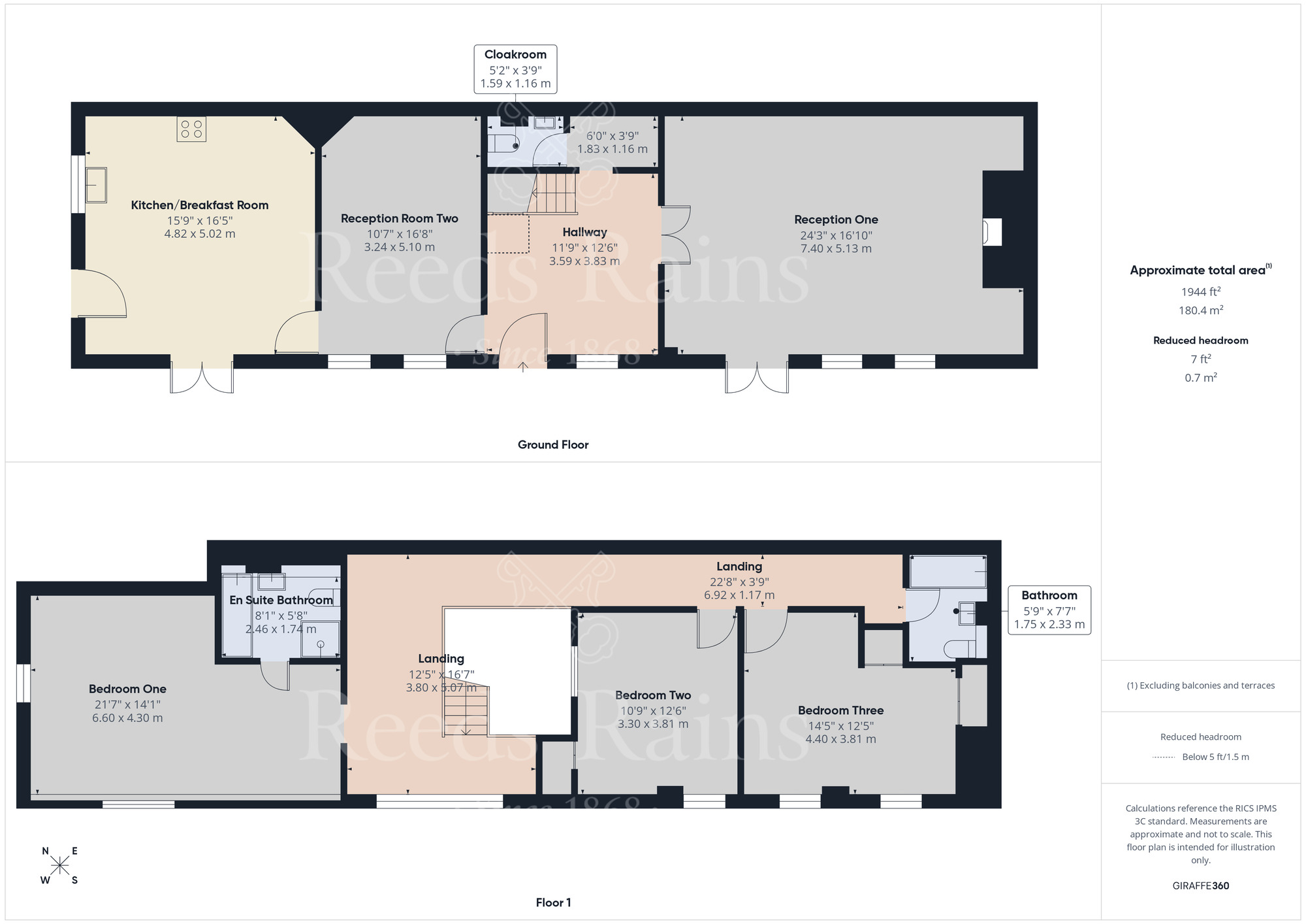 Floorplan of 3 bedroom Detached House to rent, The Coach House, South Darenth, Kent, DA4