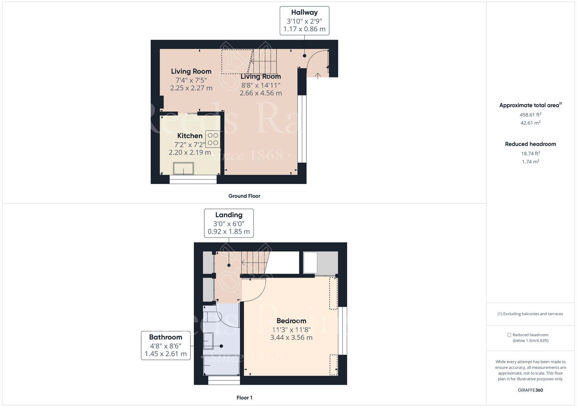Floorplan of 1 bedroom End Terrace House for sale, Knights Manor Way, Dartford, Kent, DA1