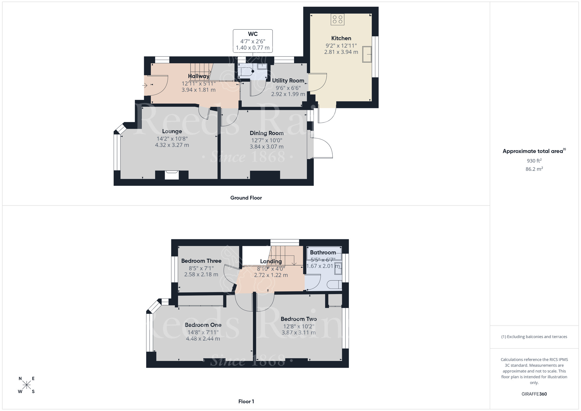 Floorplan of 3 bedroom Semi Detached House to rent, James Road, Dartford, Kent, DA1